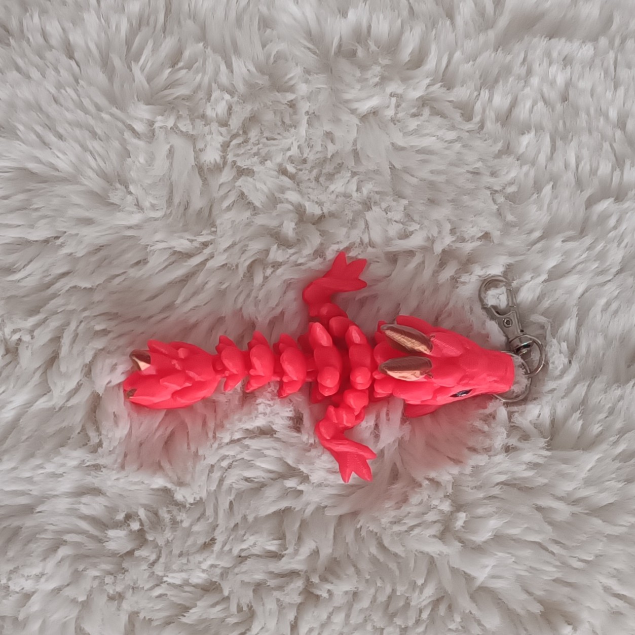 Porte-Clés Bébé Dragon de Gemmes