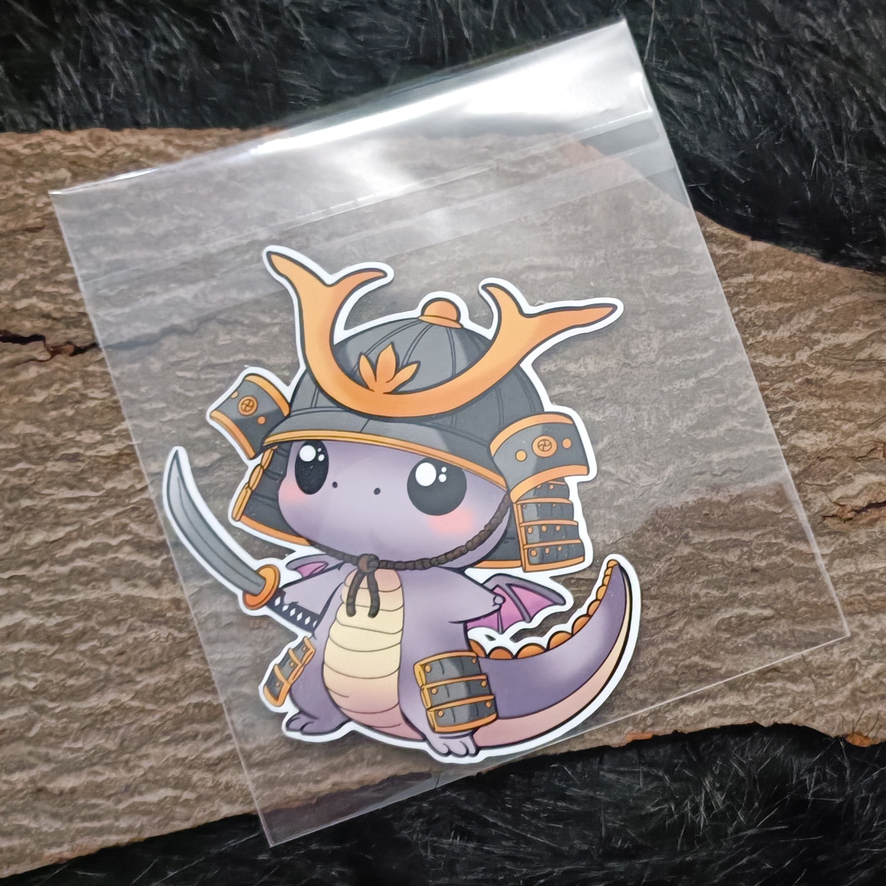 Sticker Dragon Samurai