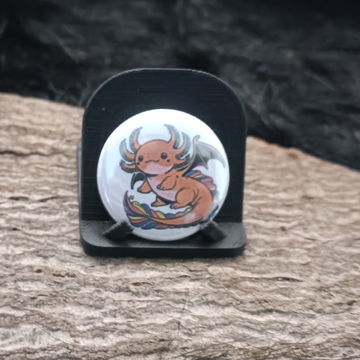 Badge Dragon Axolotl