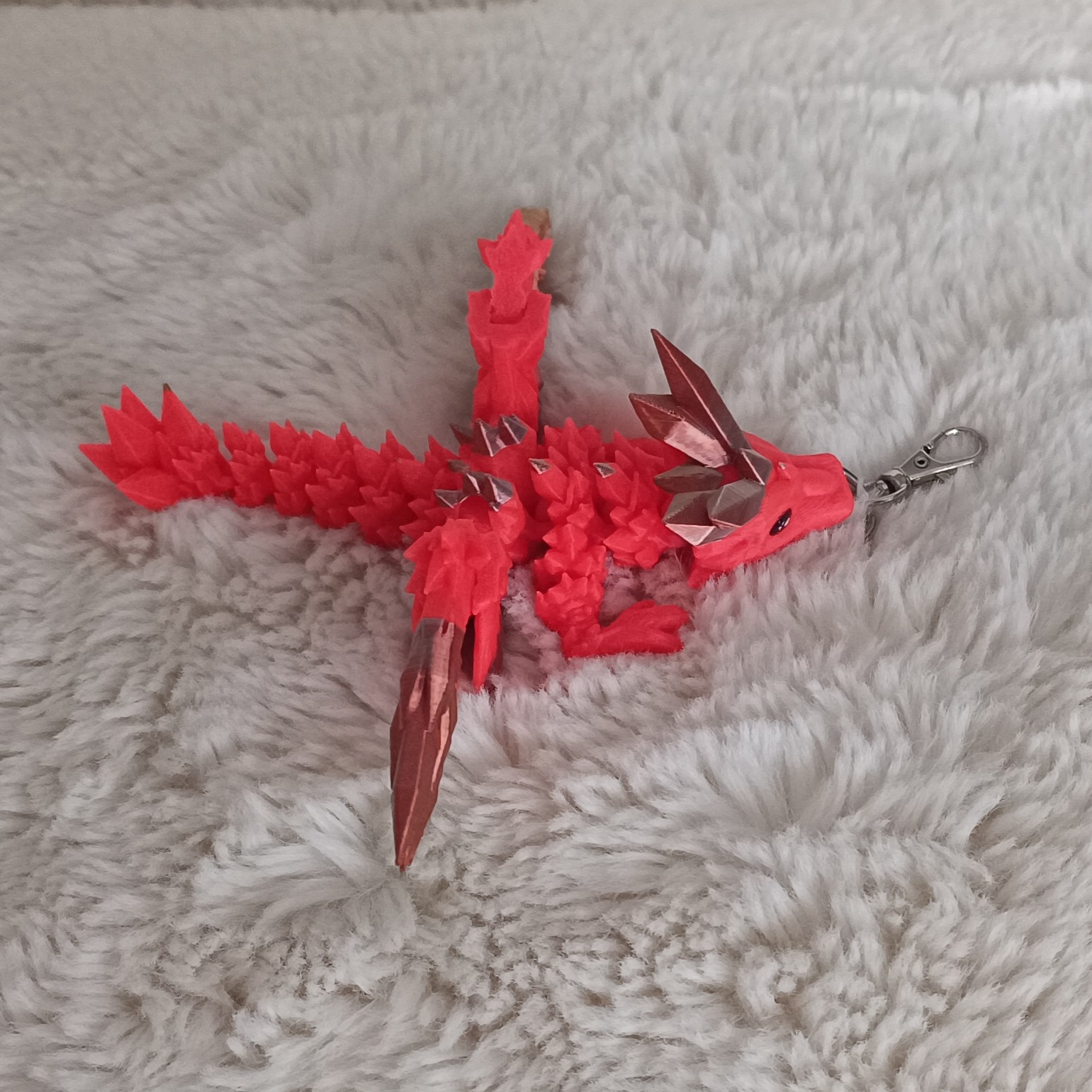 Porte-Clés Bébé Dragon de Cristal Ailé