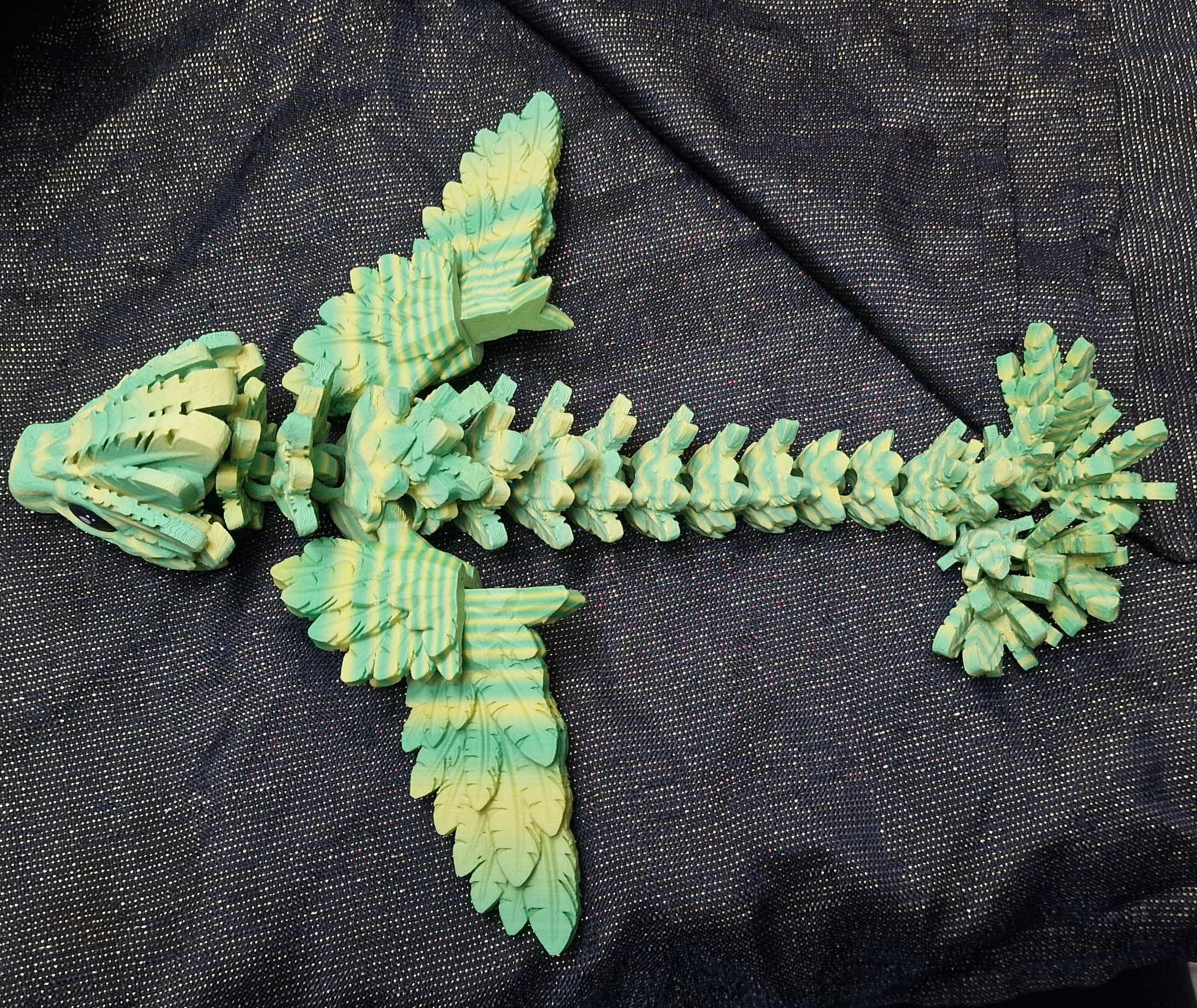 Bébé Dragon-Serpent Volant Ailés