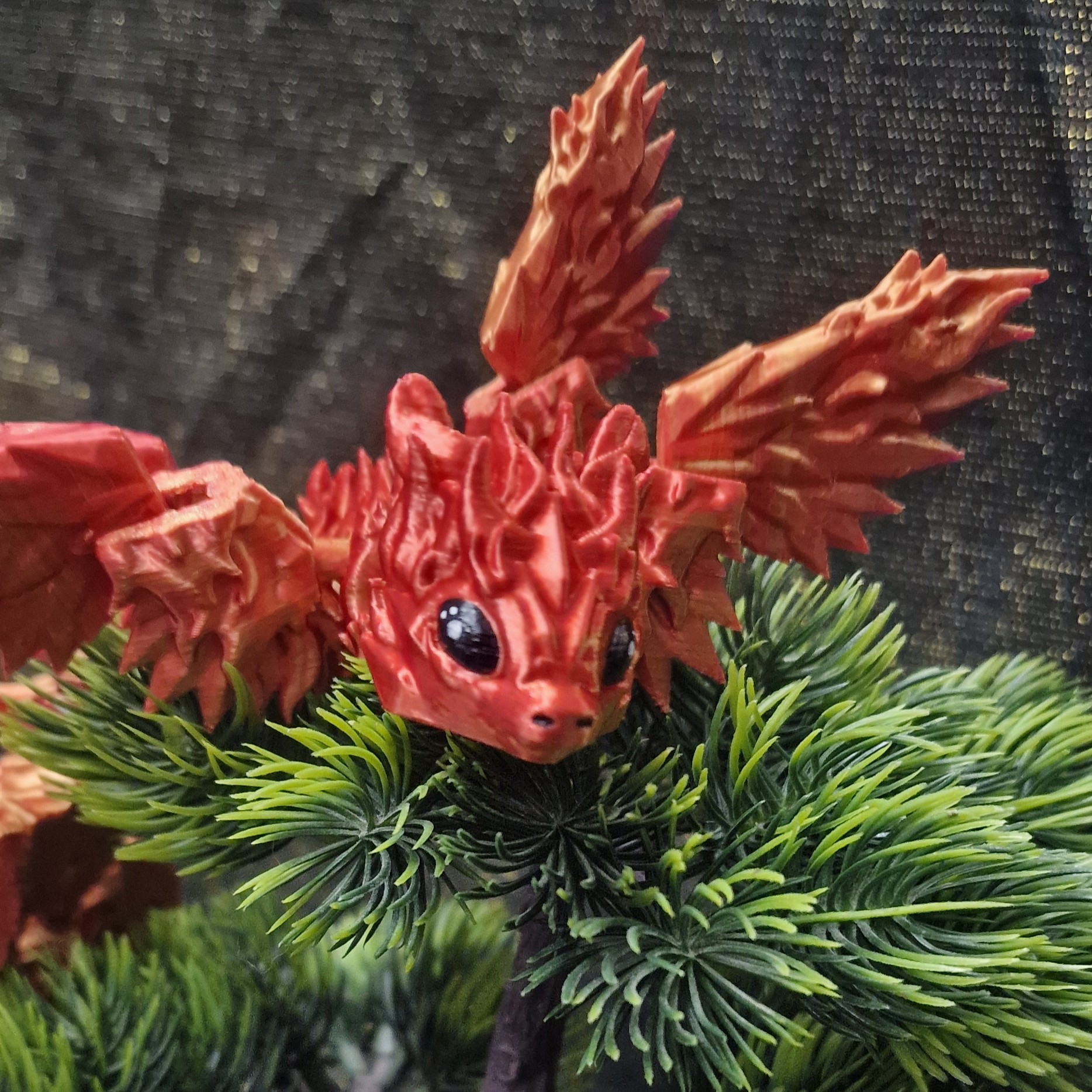 Bébé Dragon d'Esprit du Feu Ailé