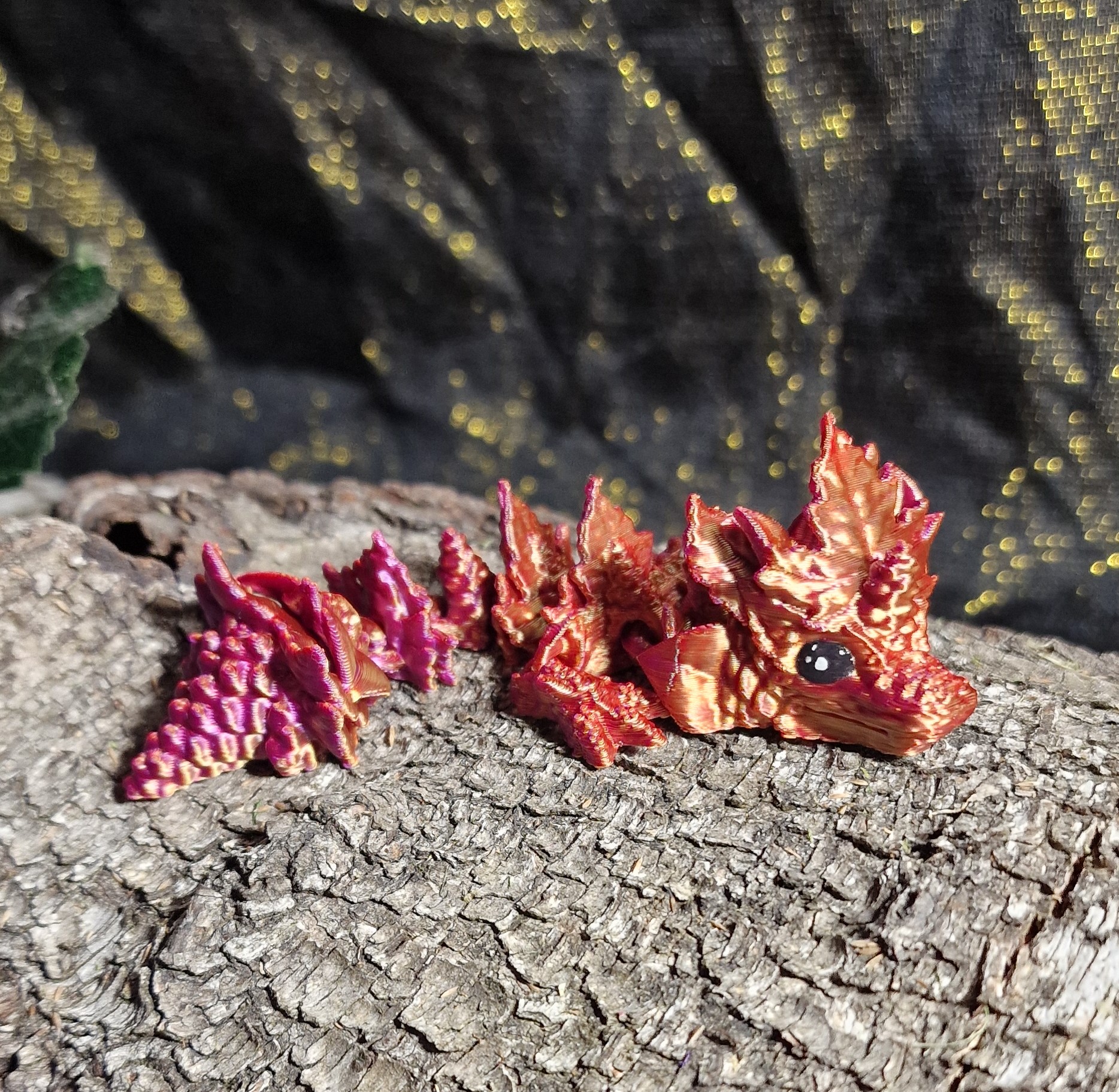 Bébé Dragon d'Automne feuillus