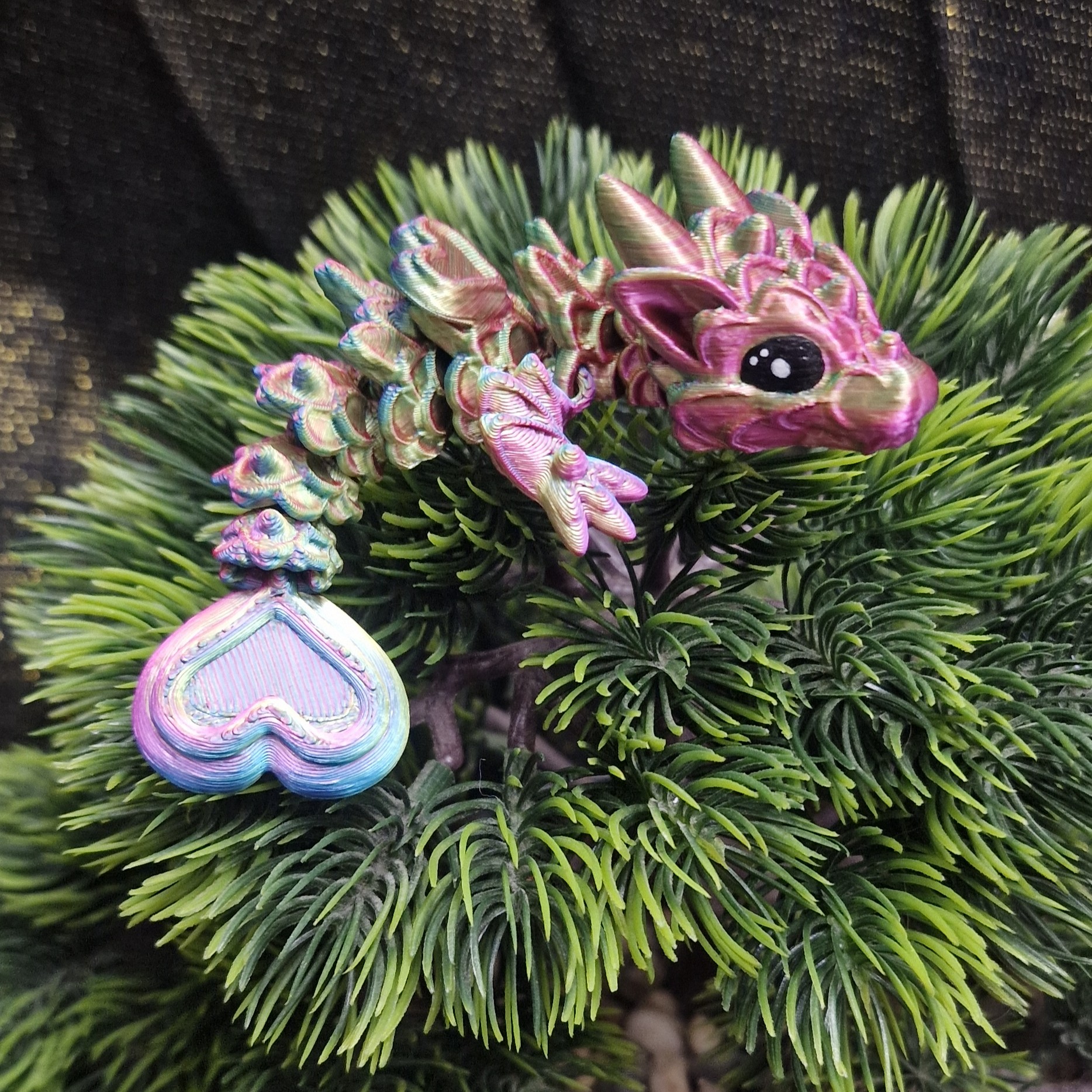 Bébé Dragon de Biscuit en Cœur