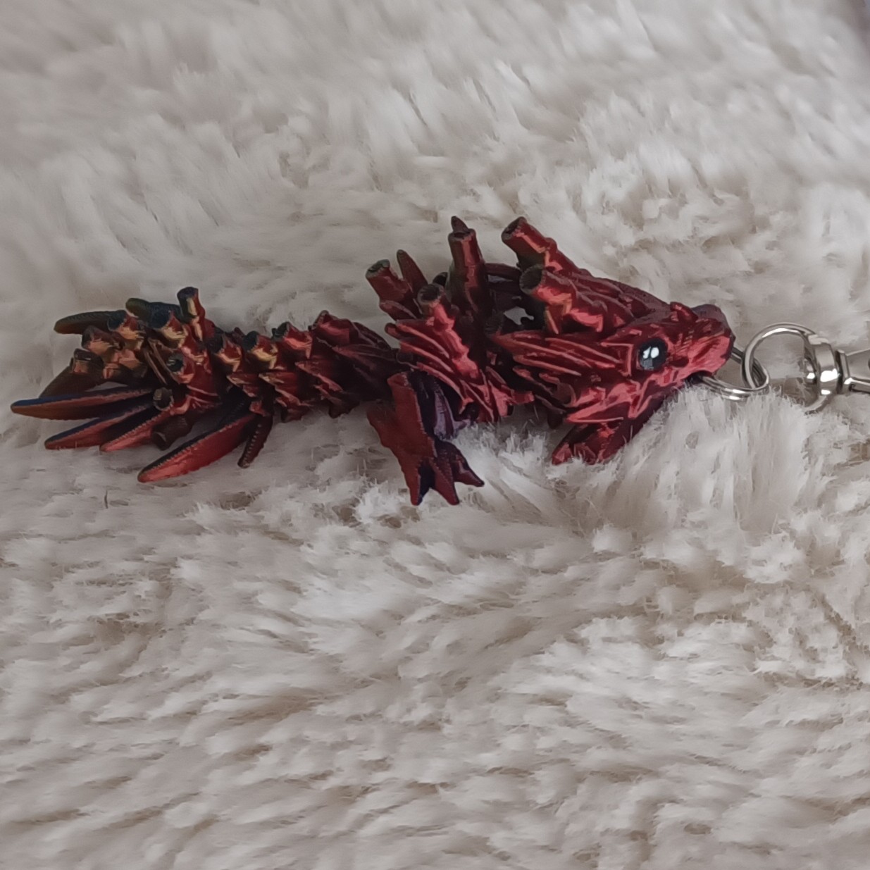 Porte-Clés Bébé Dragon de Bambou