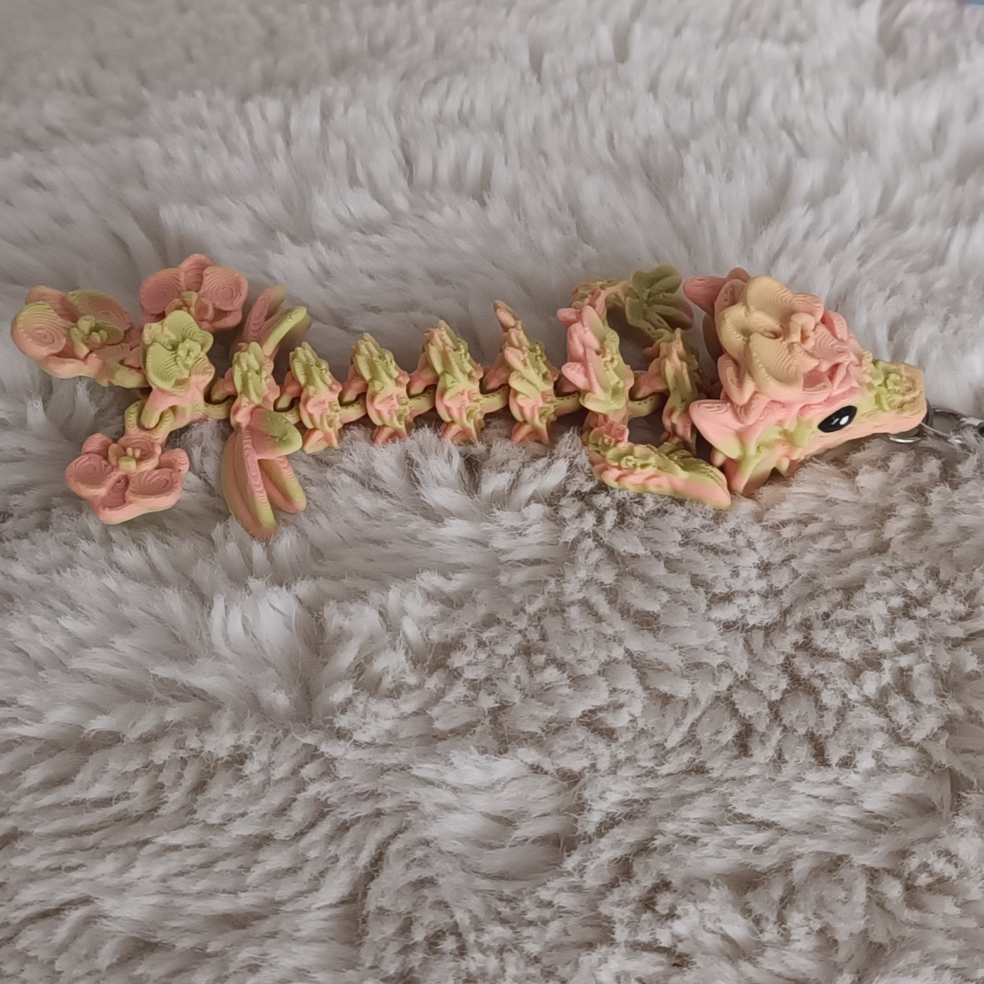 Porte-Clés Bébé Dragon d'Orchidées