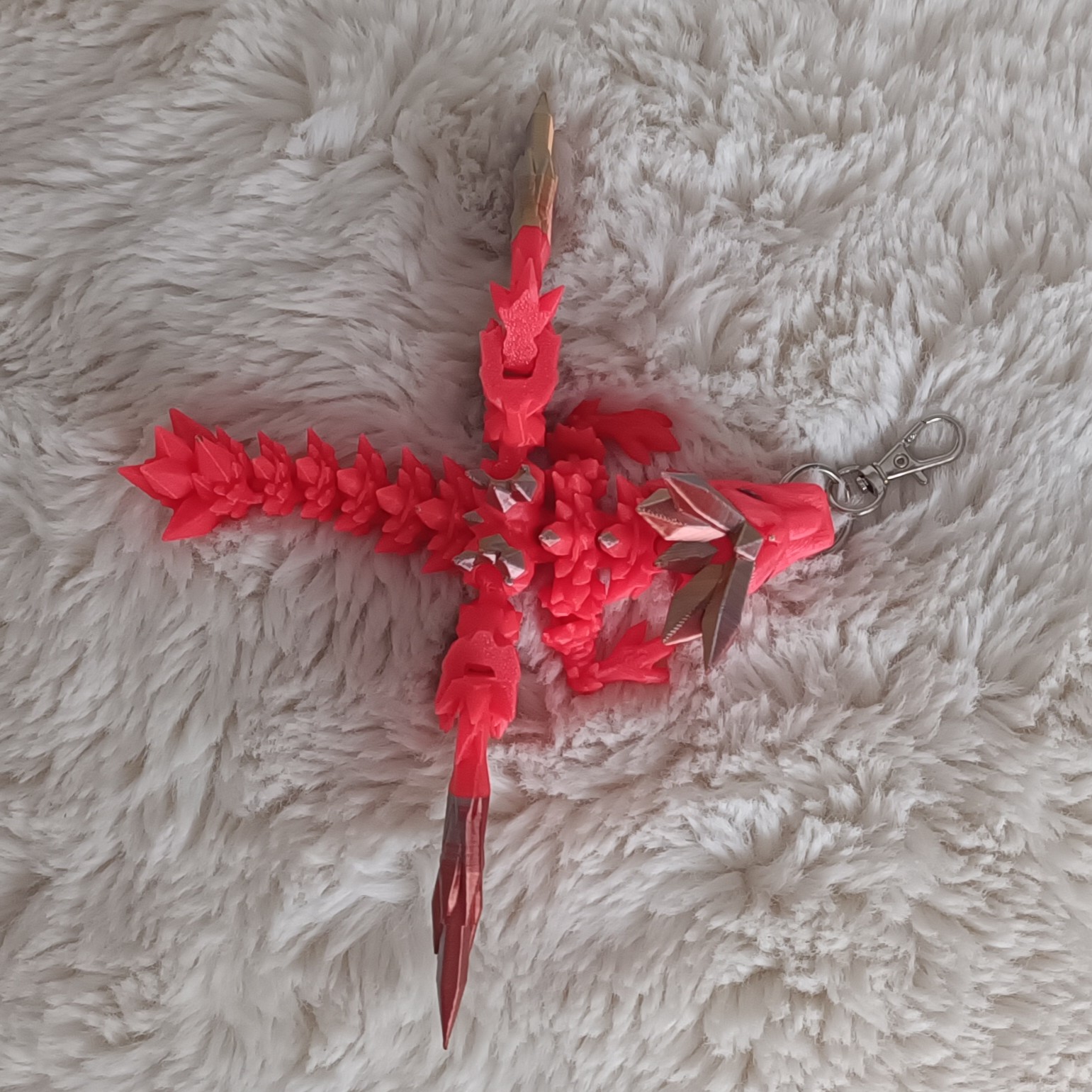 Porte-Clés Bébé Dragon de Cristal Ailé