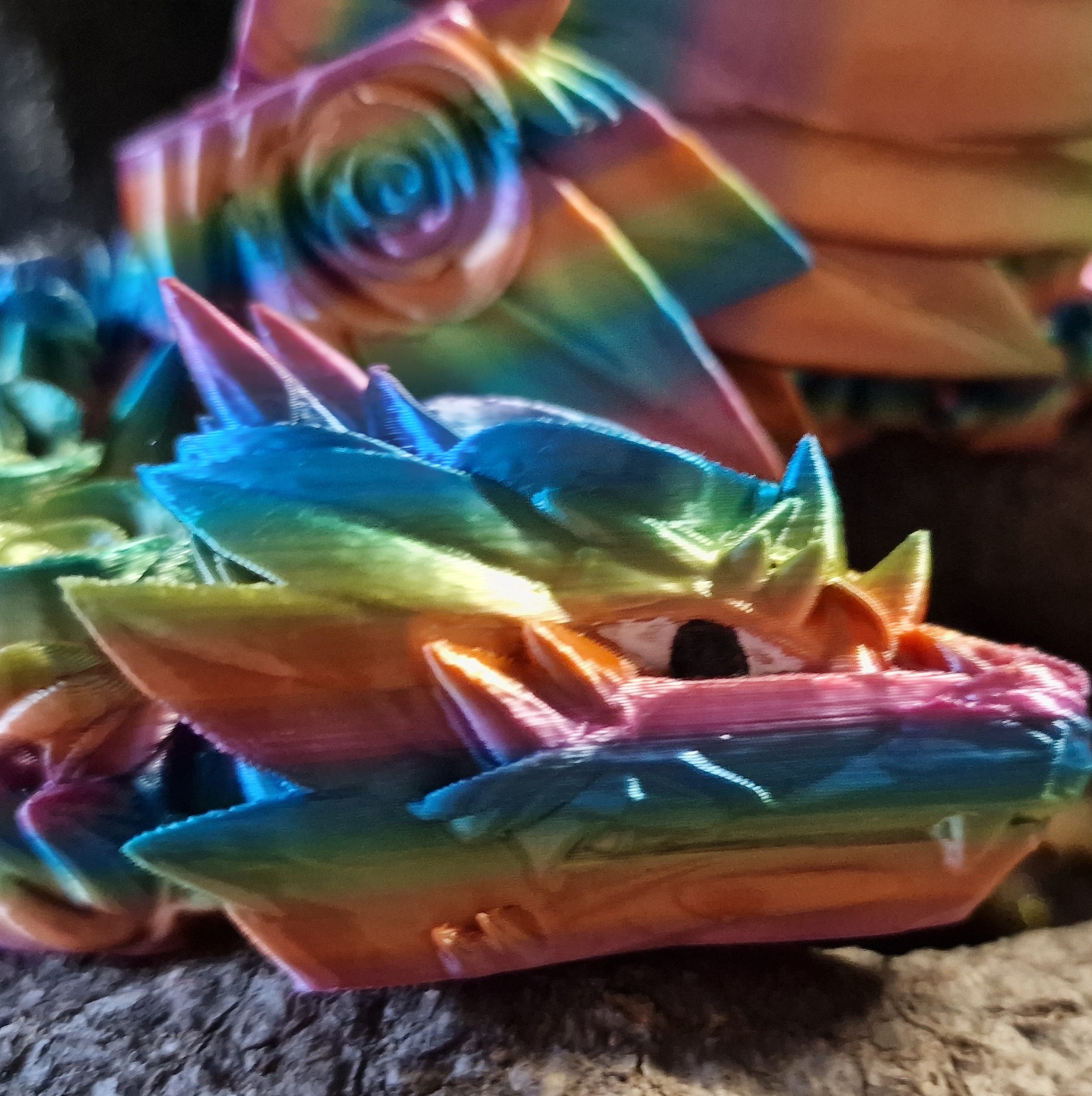 Dragon de Roses Ailé