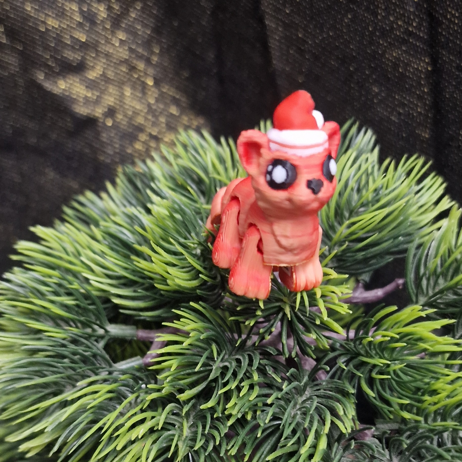 Nouveau-Né Leopard des Neiges de Noël