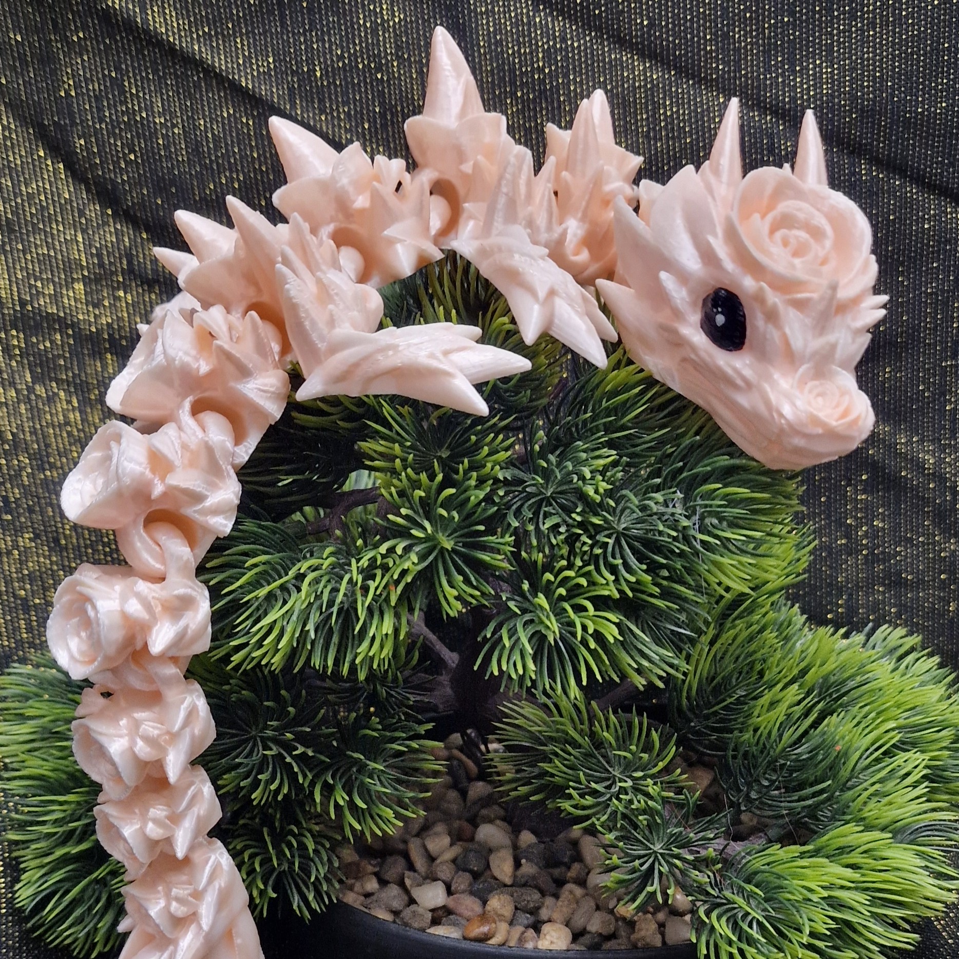 Bébé Dragon de Roses long