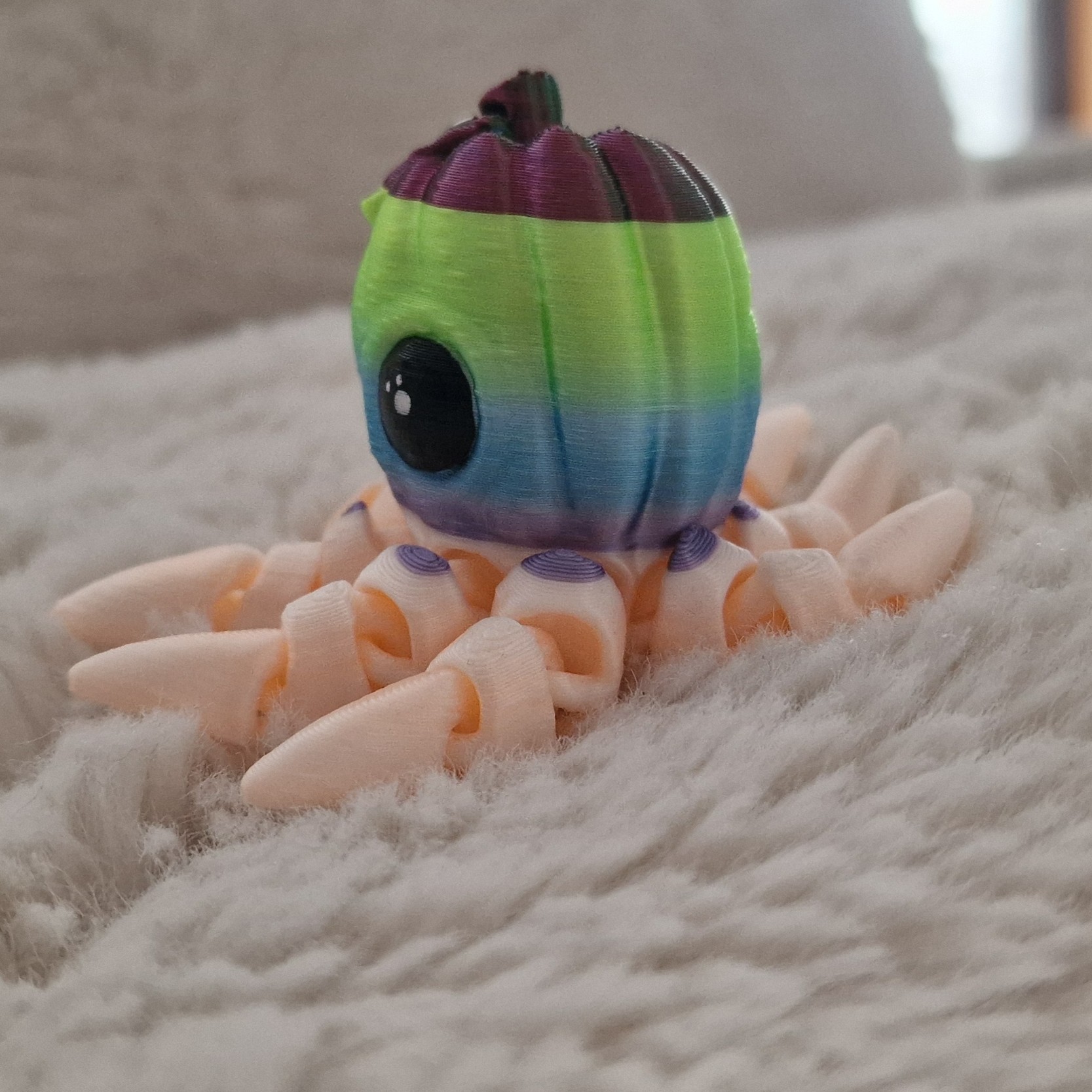 Porte-Clés Pieuvre Citrouille