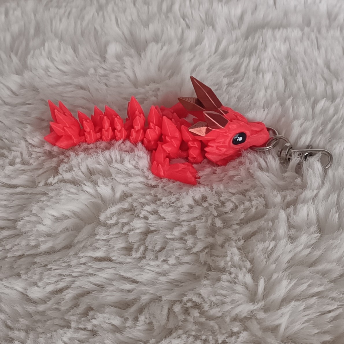 Porte-Clés Bébé Dragon de Cristal