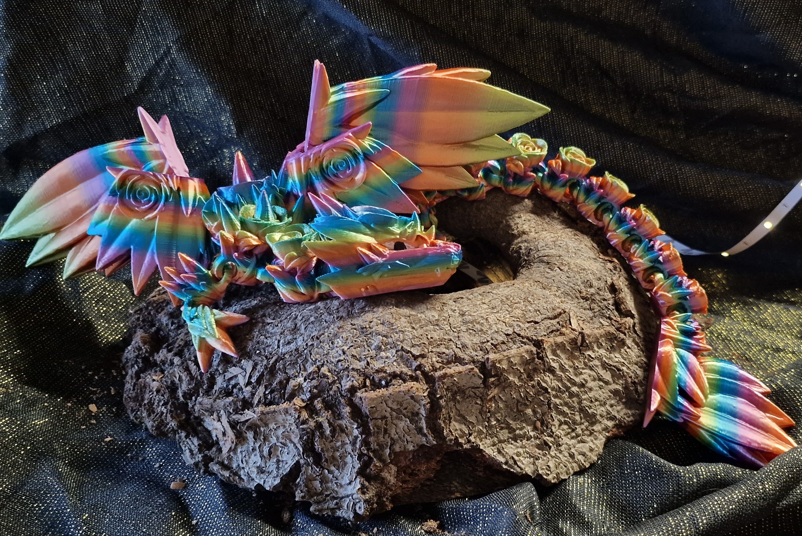 Dragon de Roses Ailé