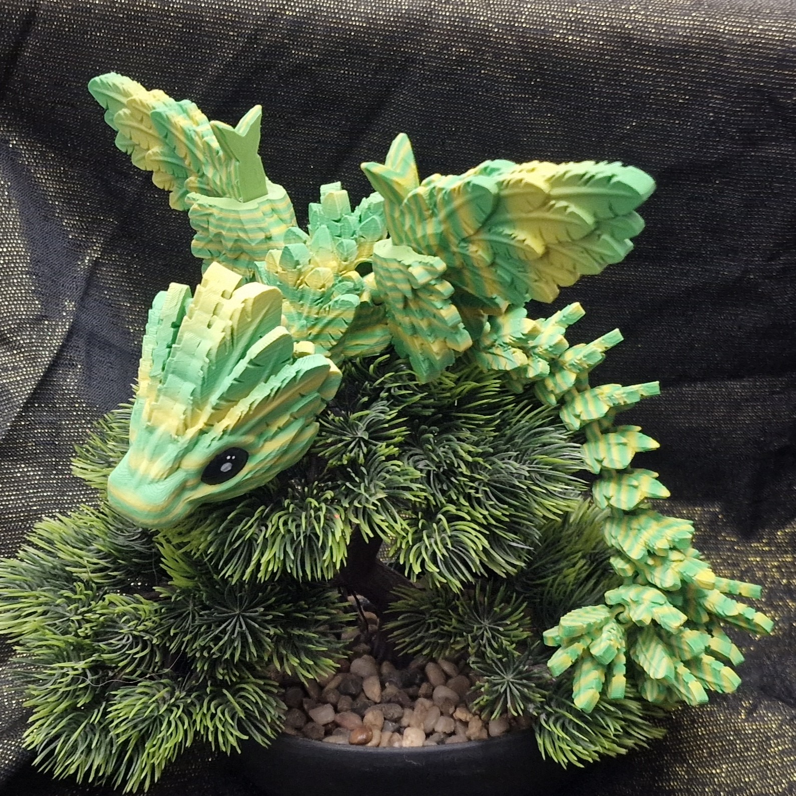 Bébé Dragon-Serpent Volant Ailés