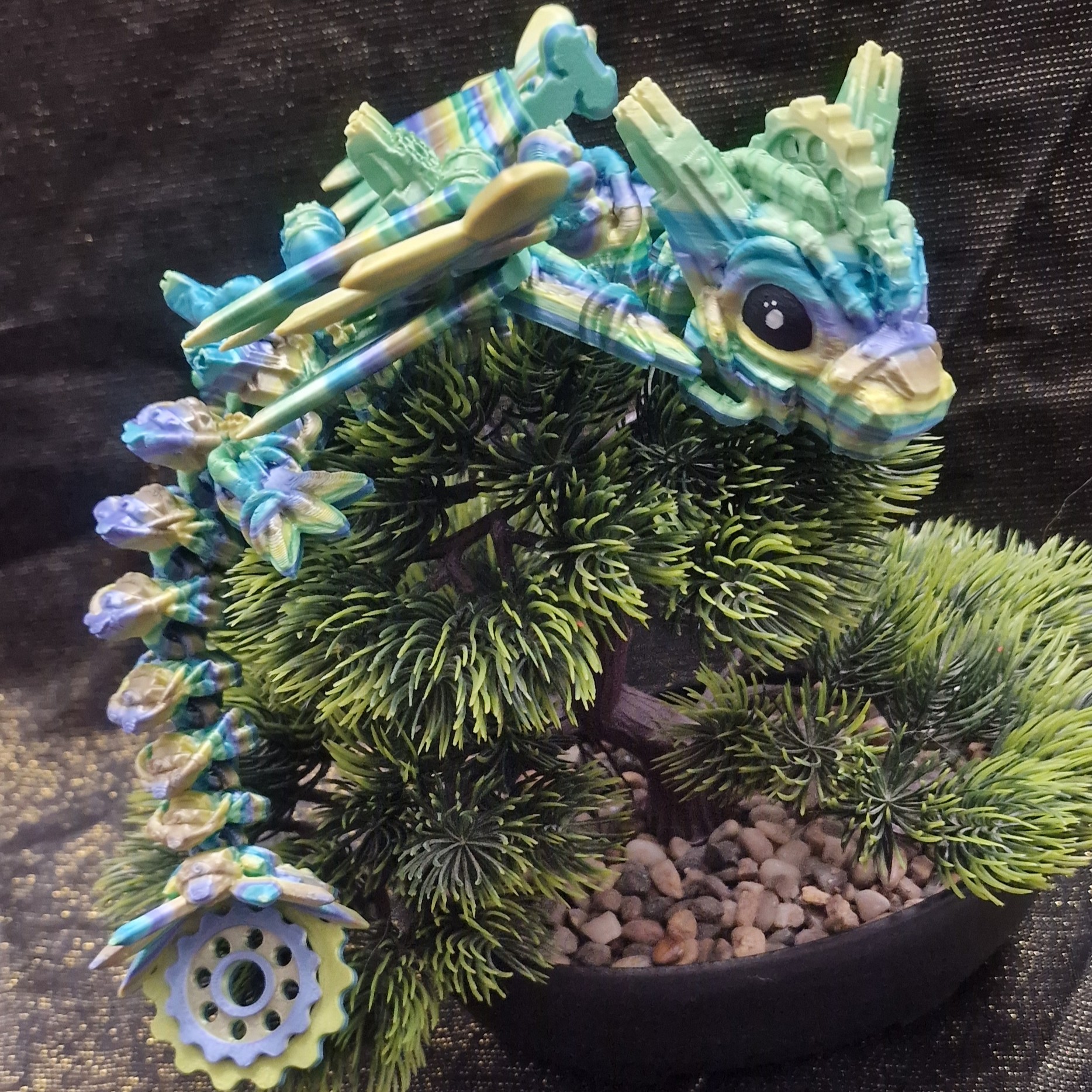 Bébé Dragon Steampunk Ailé