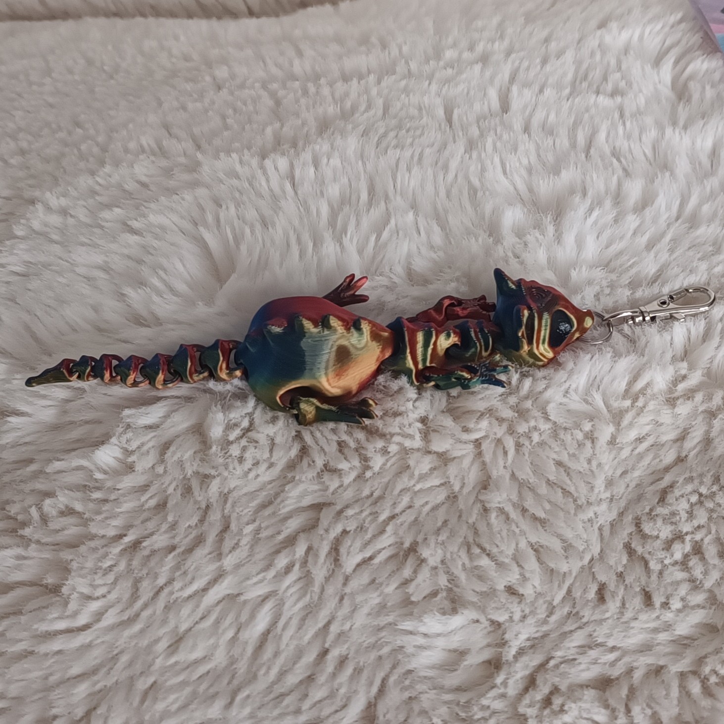 Porte-Clés Rat en Os