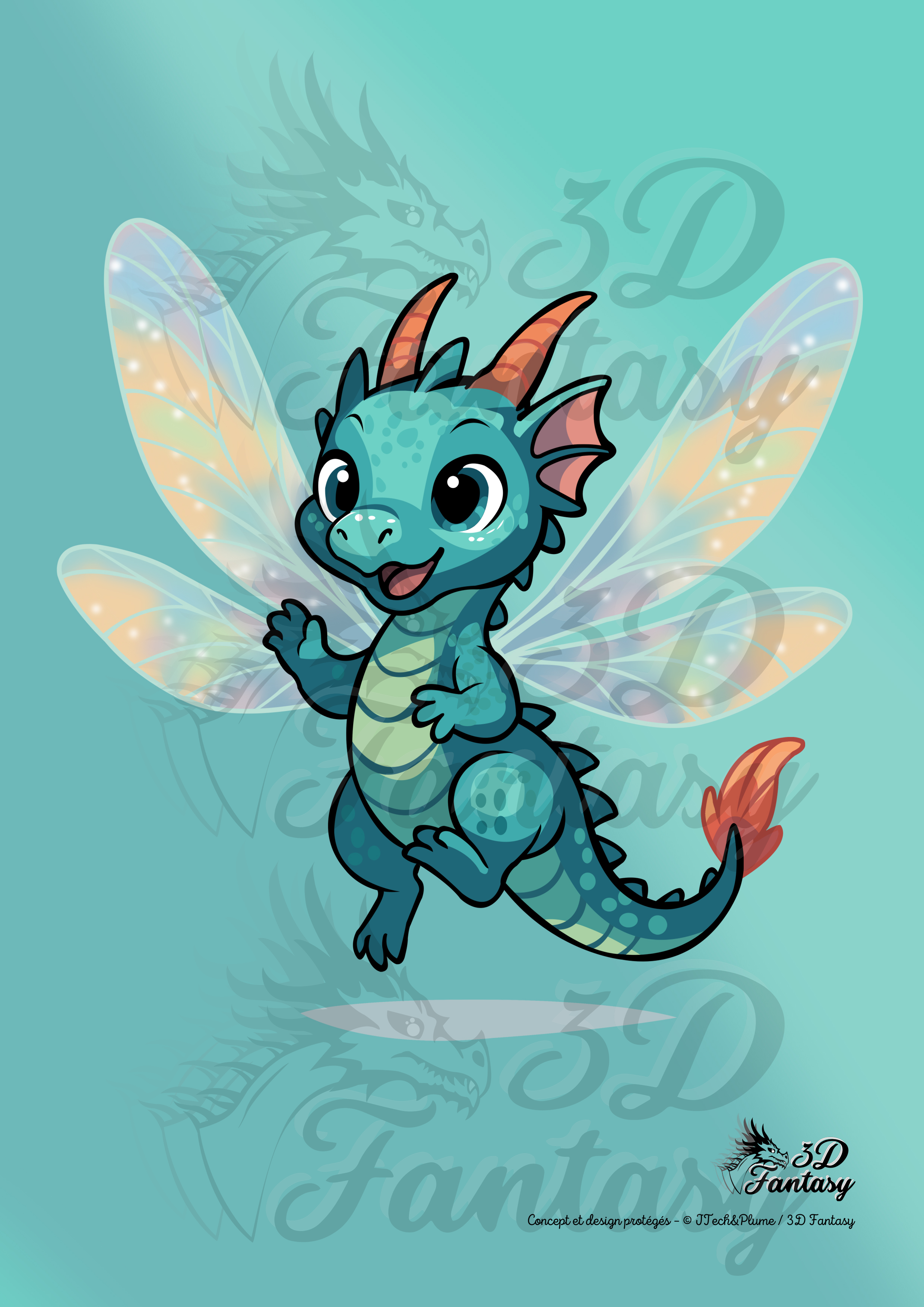 Print Dragon Libellule