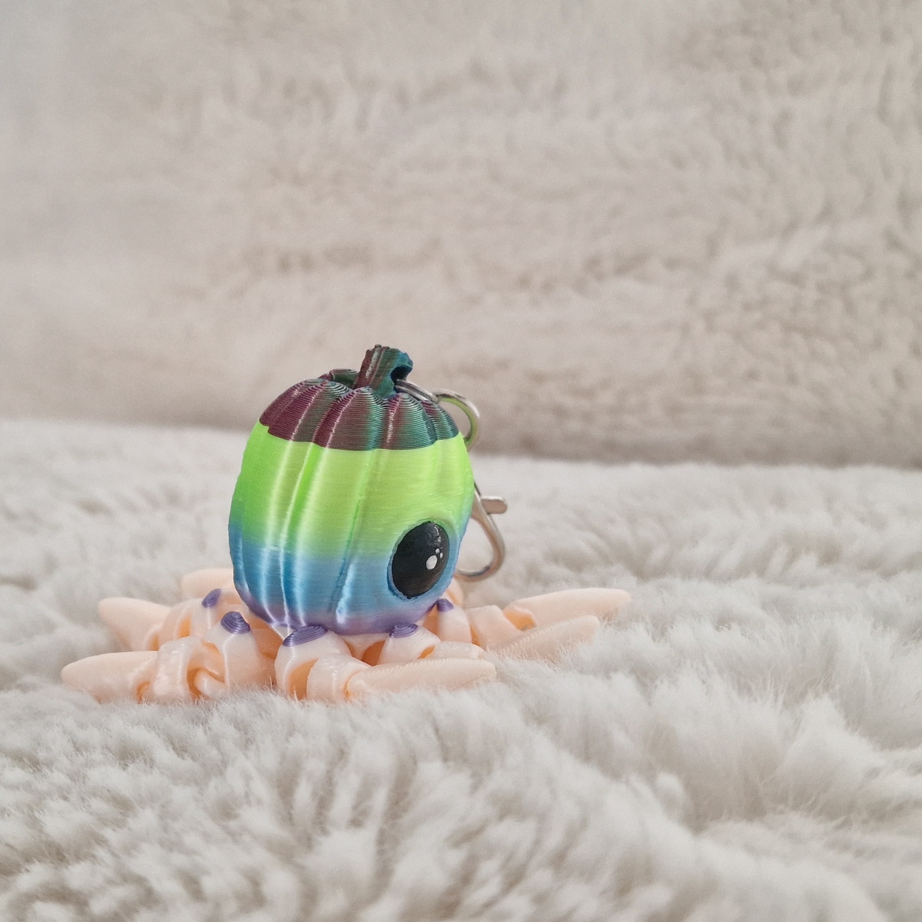 Porte-Clés Pieuvre Citrouille