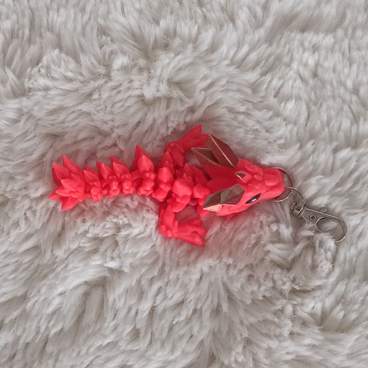 Porte-Clés Bébé Dragon de Cristal