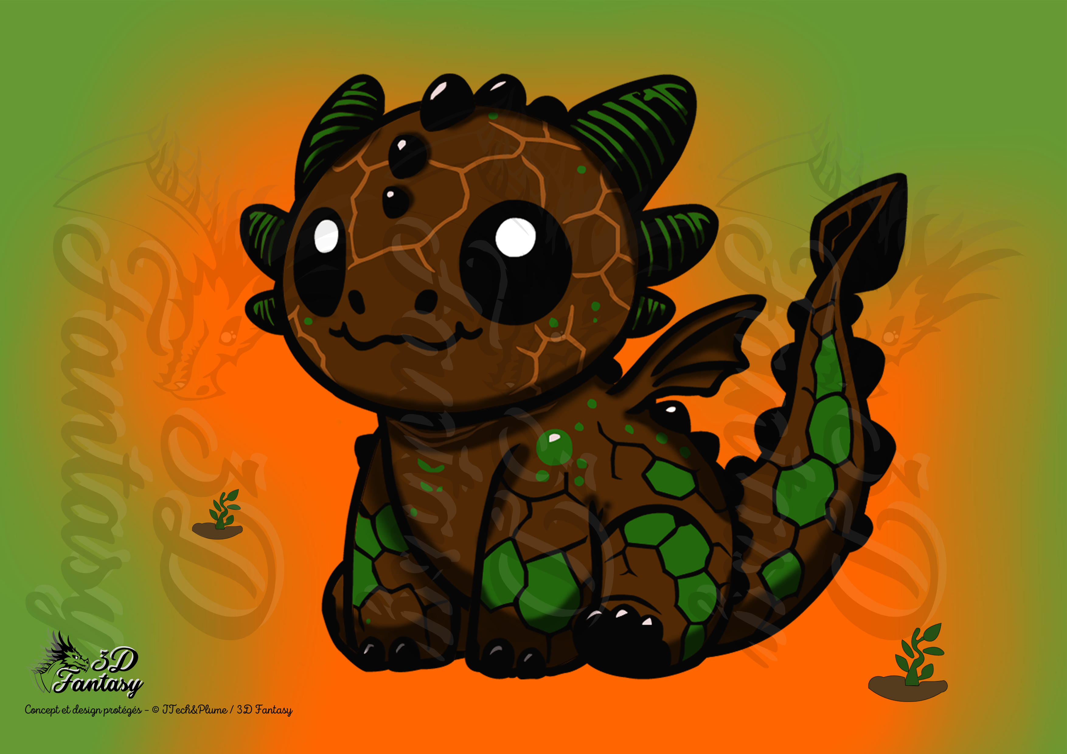 Print Dragon de la Terre