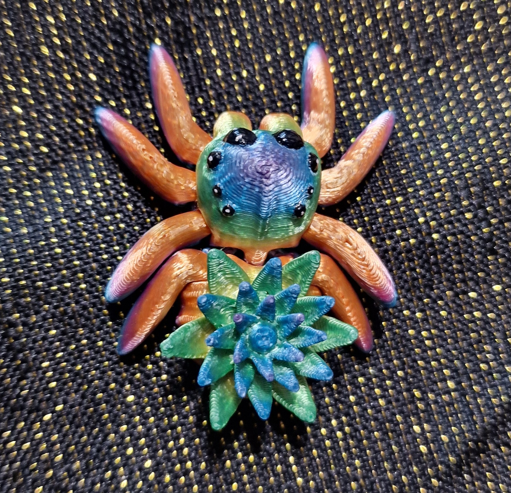 Petite Araignée de Fleur de Lotus