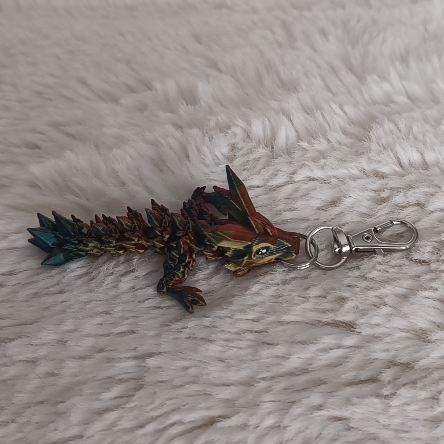 Porte-Clés Bébé Dragon de Cristal