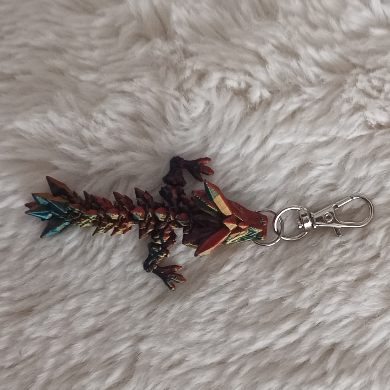 Porte-Clés Bébé Dragon de Cristal