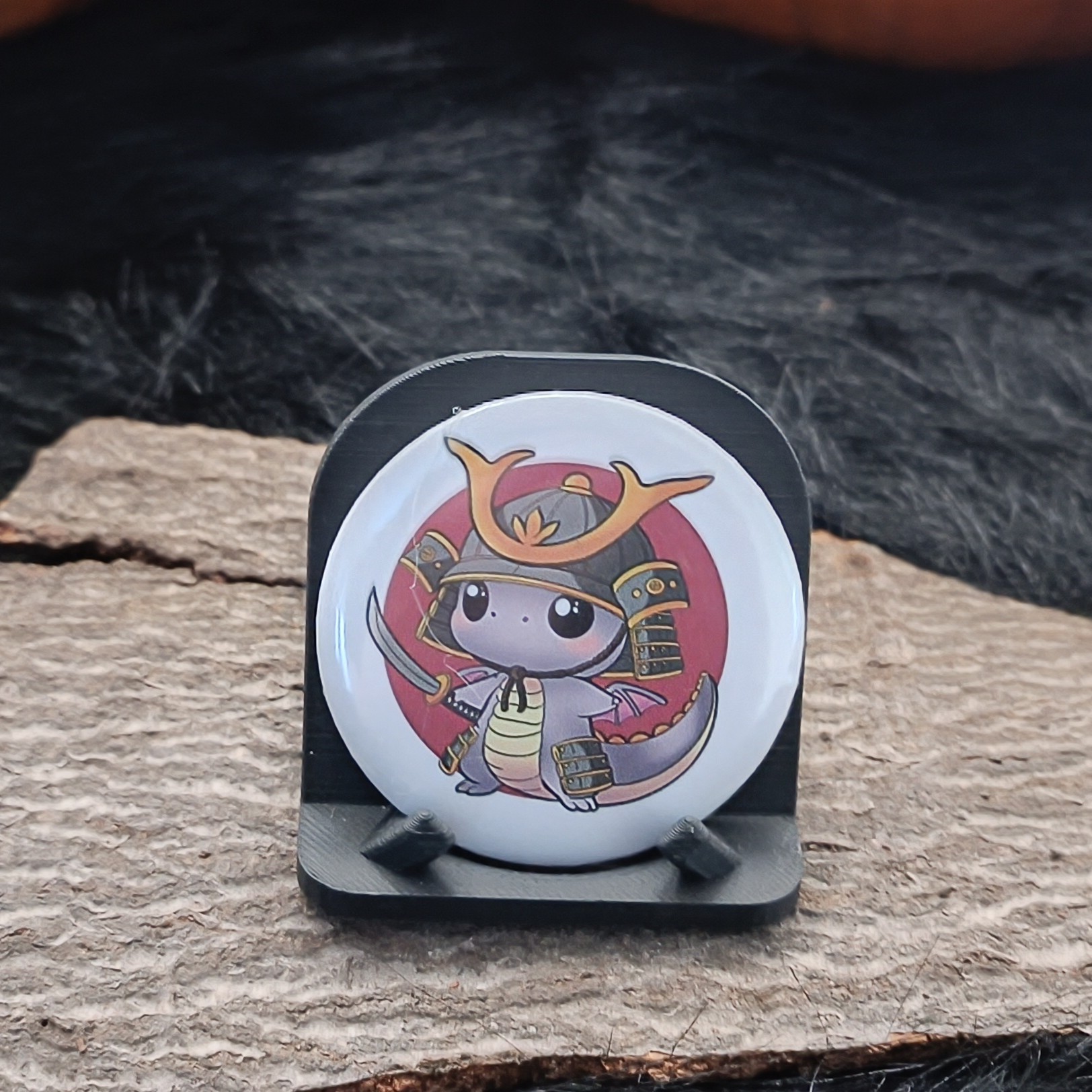 Badge Dragon Samurai