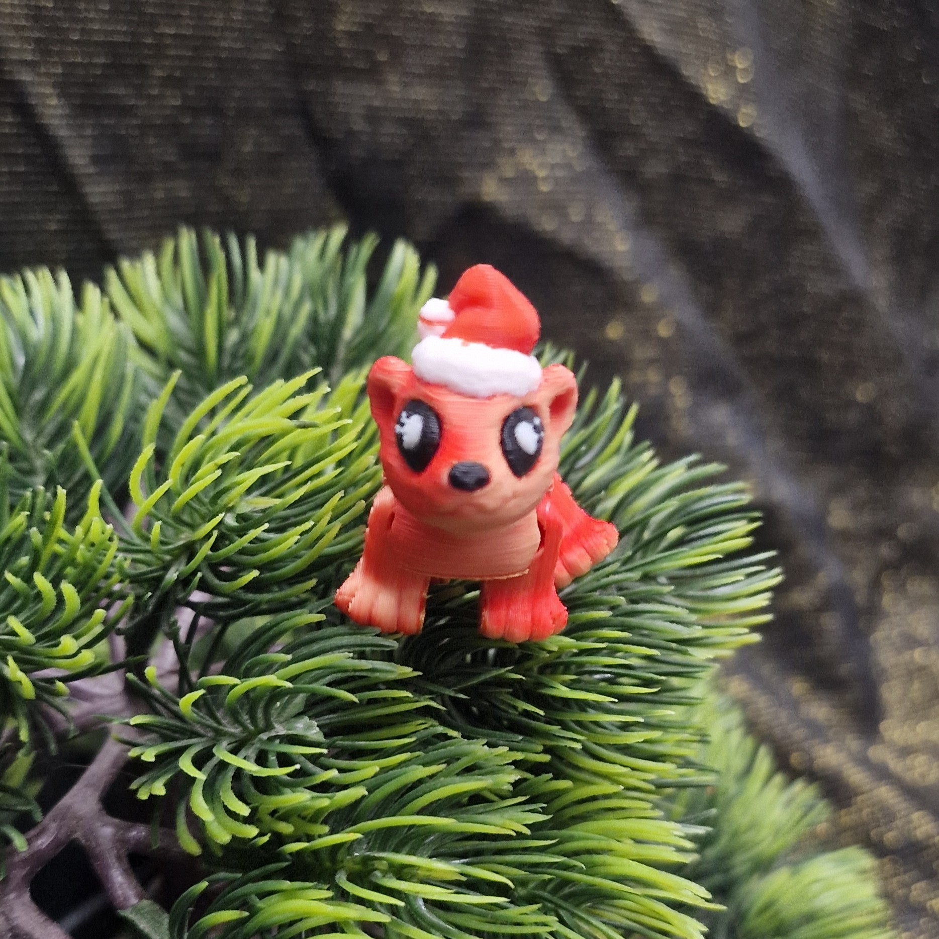 Nouveau-Né Ours Polaire de Noël