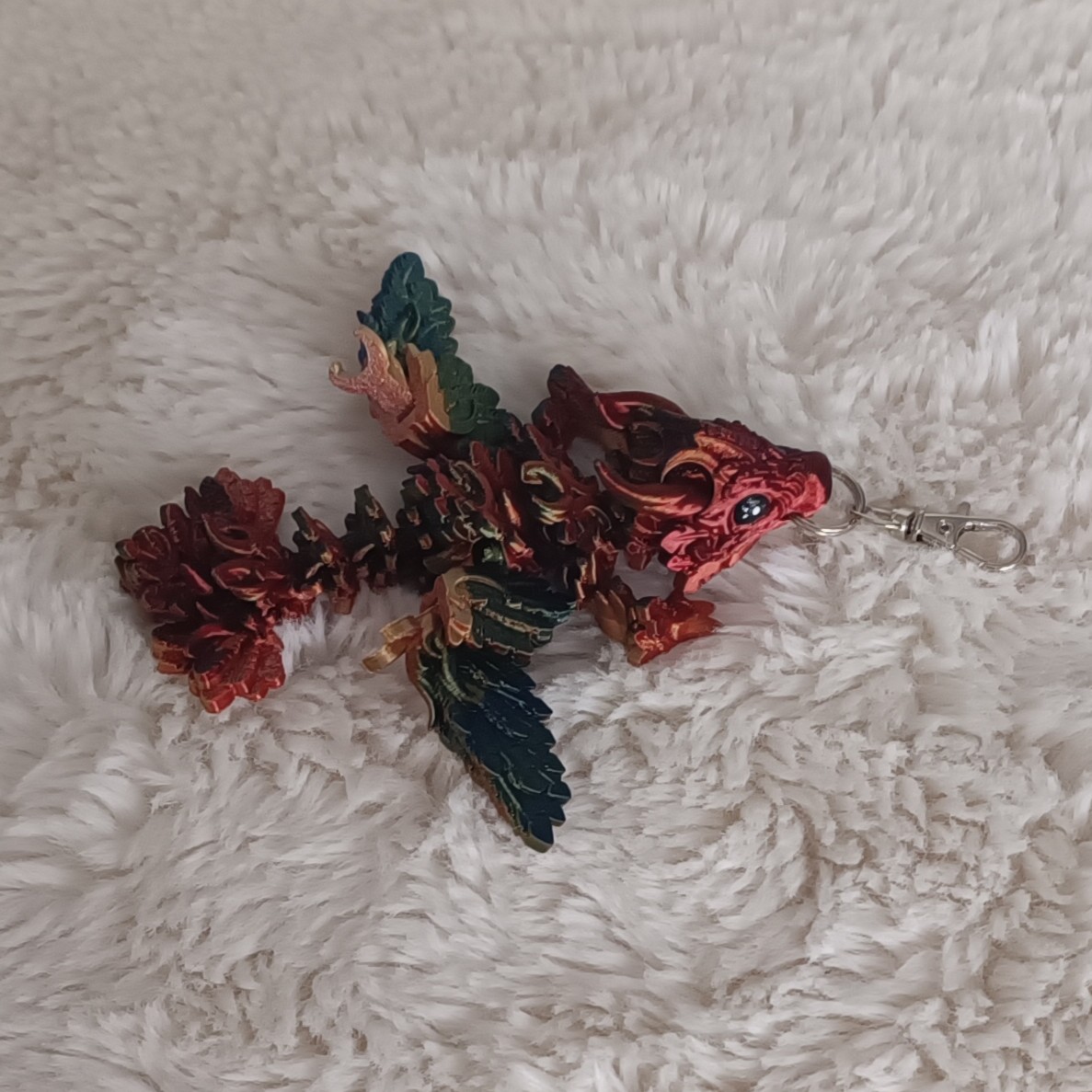 Porte-Clés Bébé Dragon Lunaire Ailé