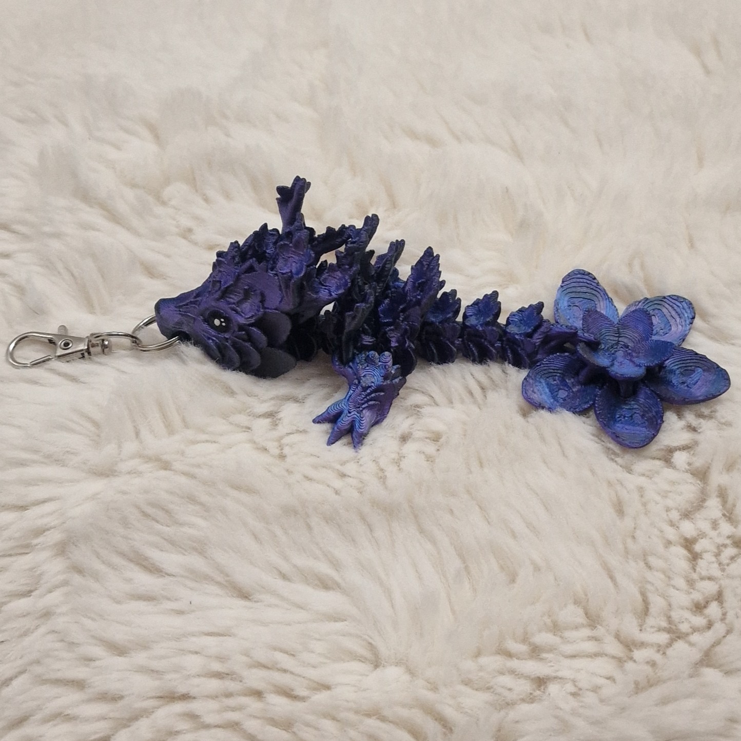 Porte-Clés Bébés Dragons aux Fleurs de Cerisier