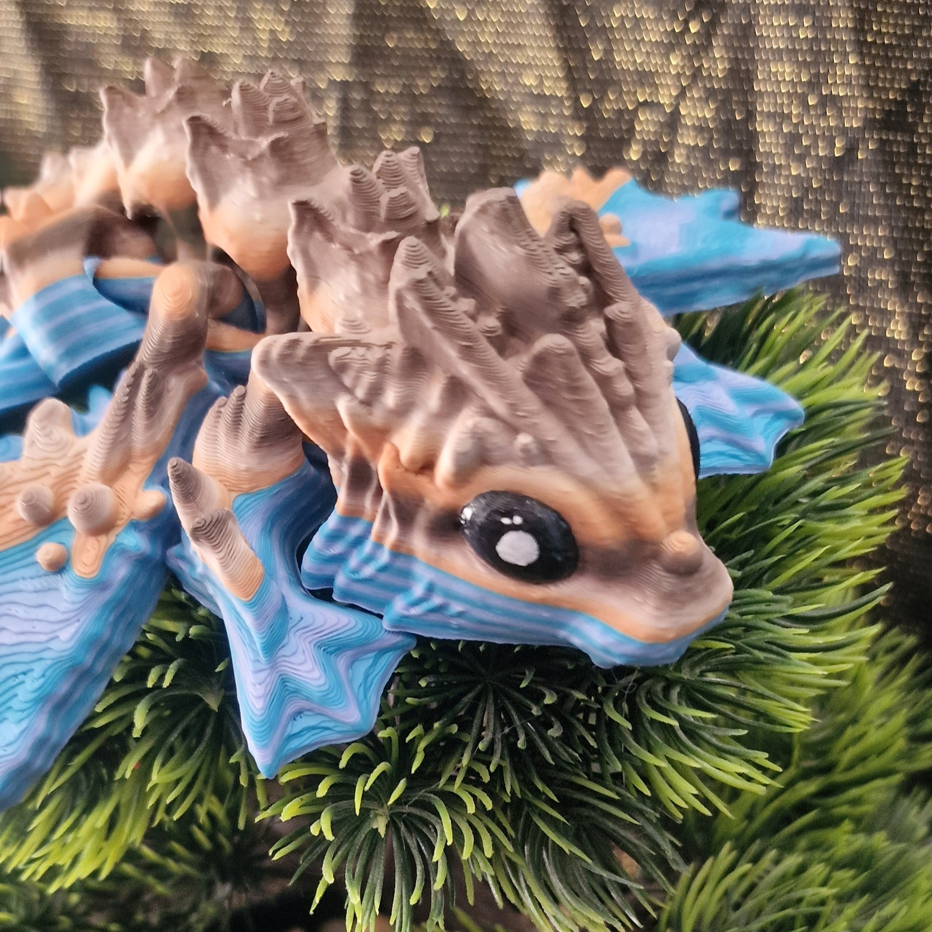 Bébé Dragon de l'Océan aux Petites Ailes