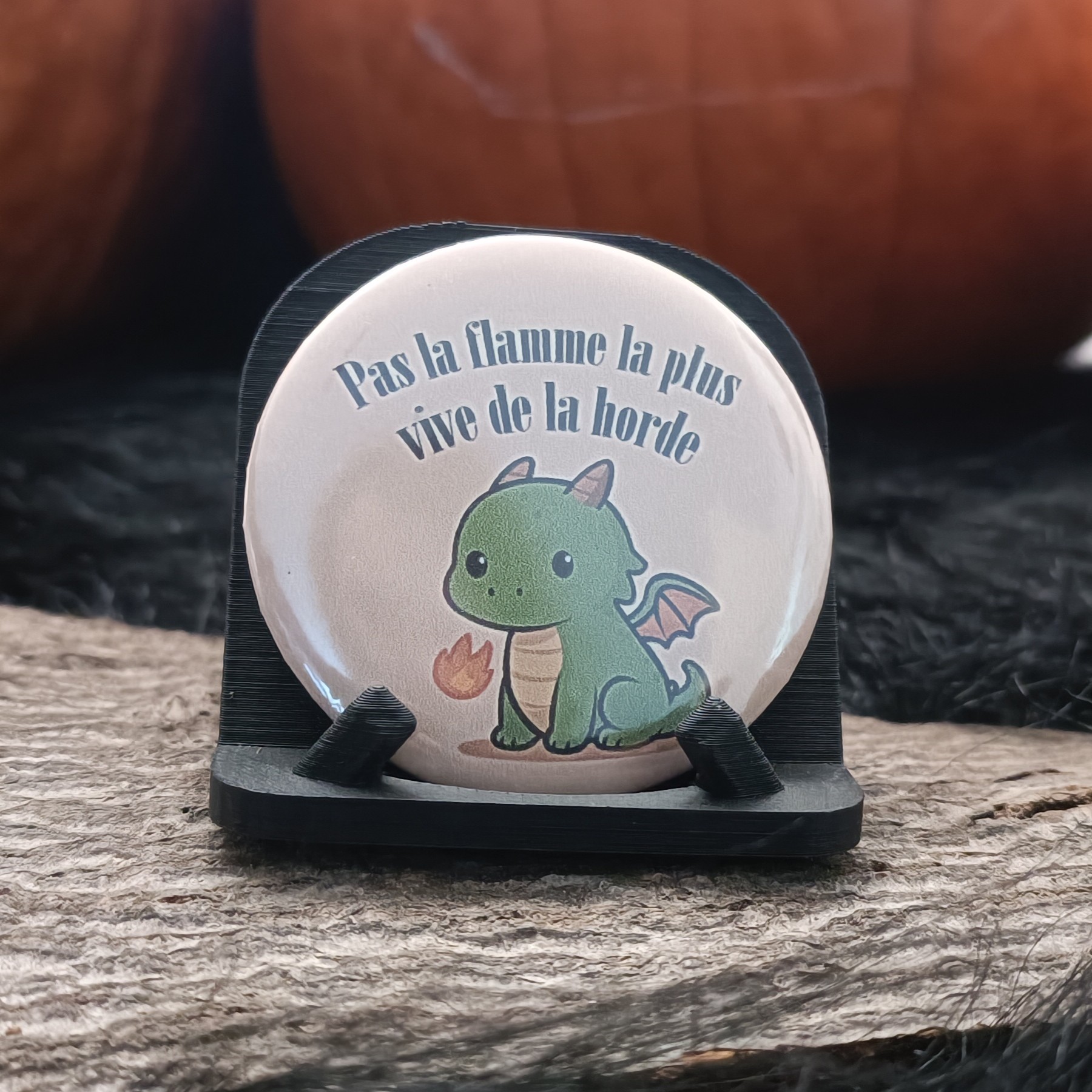 Badge "Pas la flamme la plus vive de la horde"