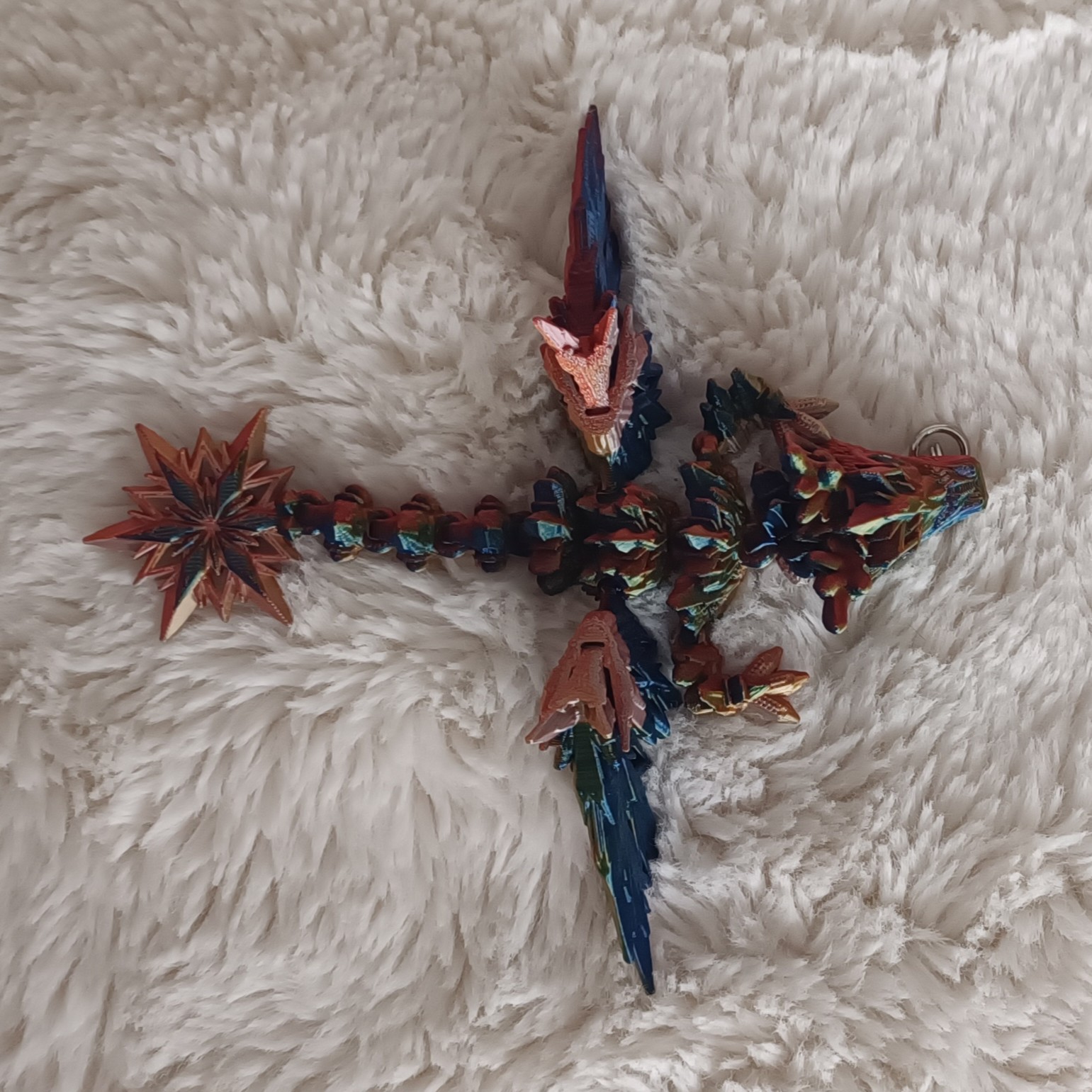 Porte-Clés Bébé Dragon d'Hiver Ailé