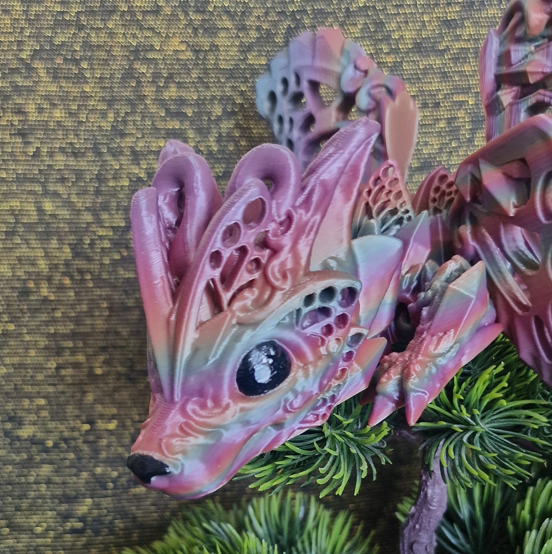 Bébé Dragon-Loup-Papillon Ailé (creux)