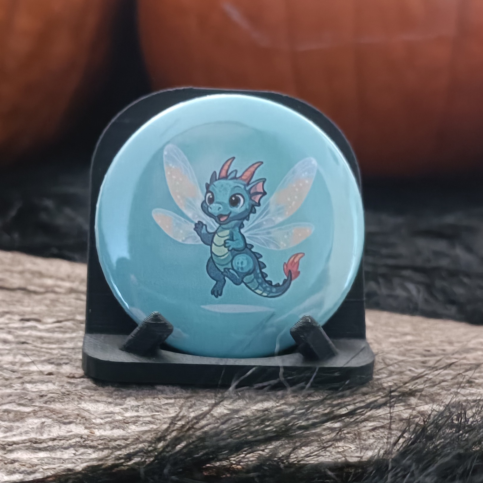Badge Dragon Libellule