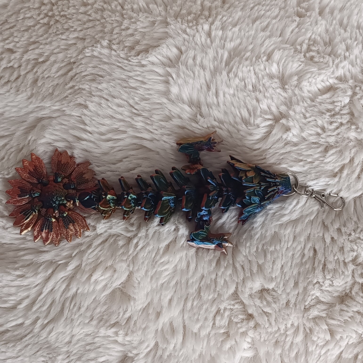 Porte-Clés Bébé Dragon Tournesol