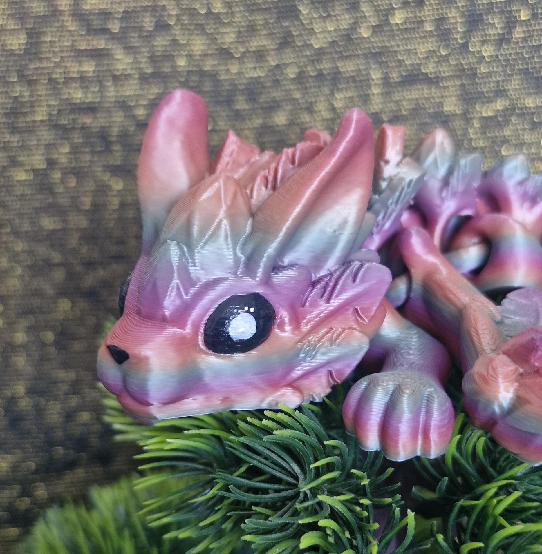 Bébé Dragon-Lapin Ailé