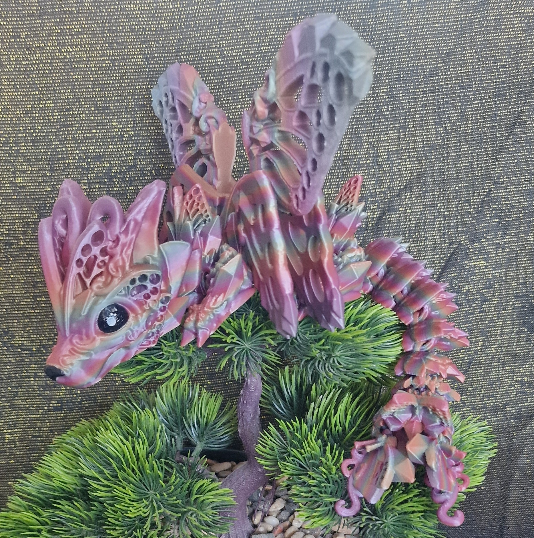 Bébé Dragon-Loup-Papillon Ailé (creux)