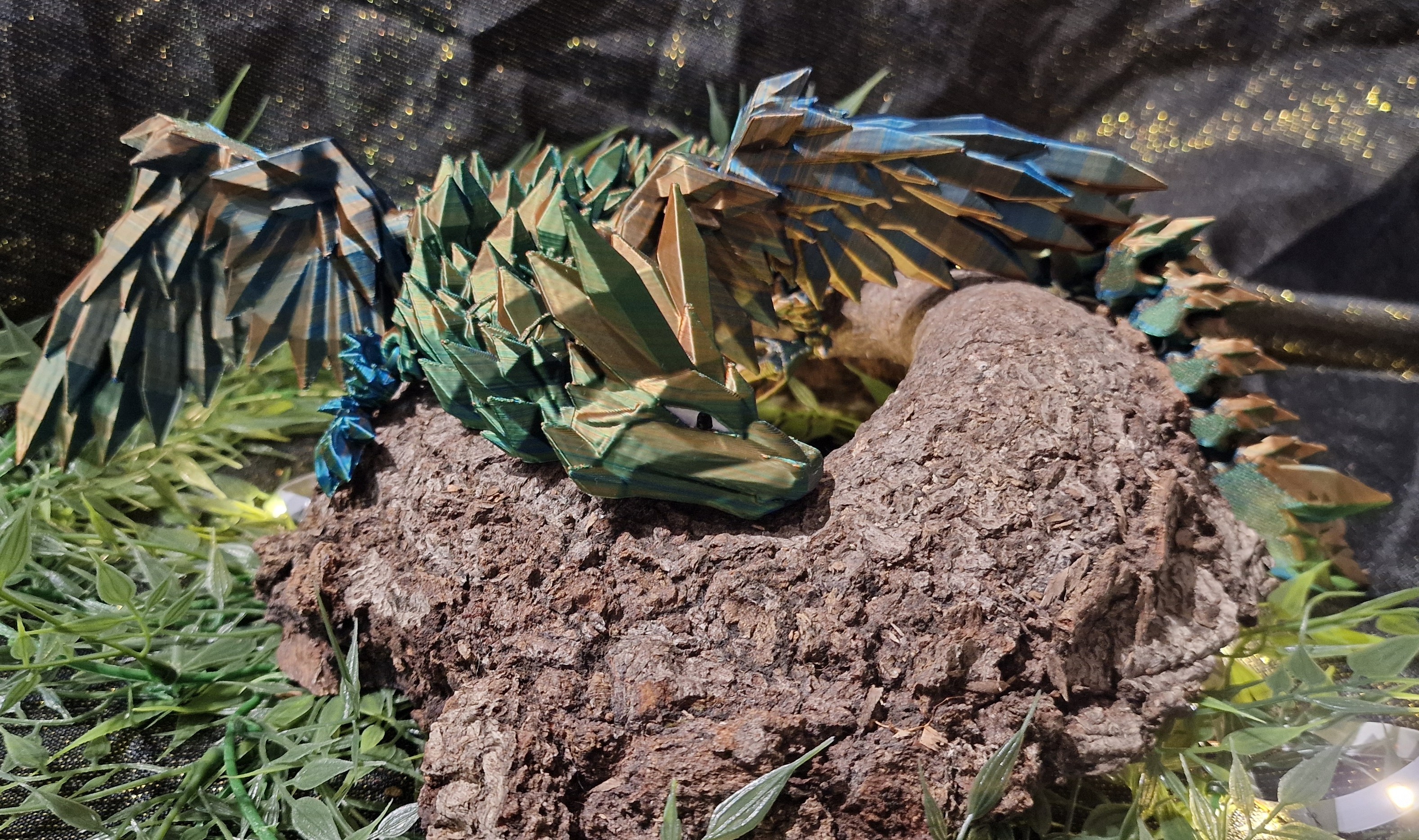Dragon de Cristal Ailé