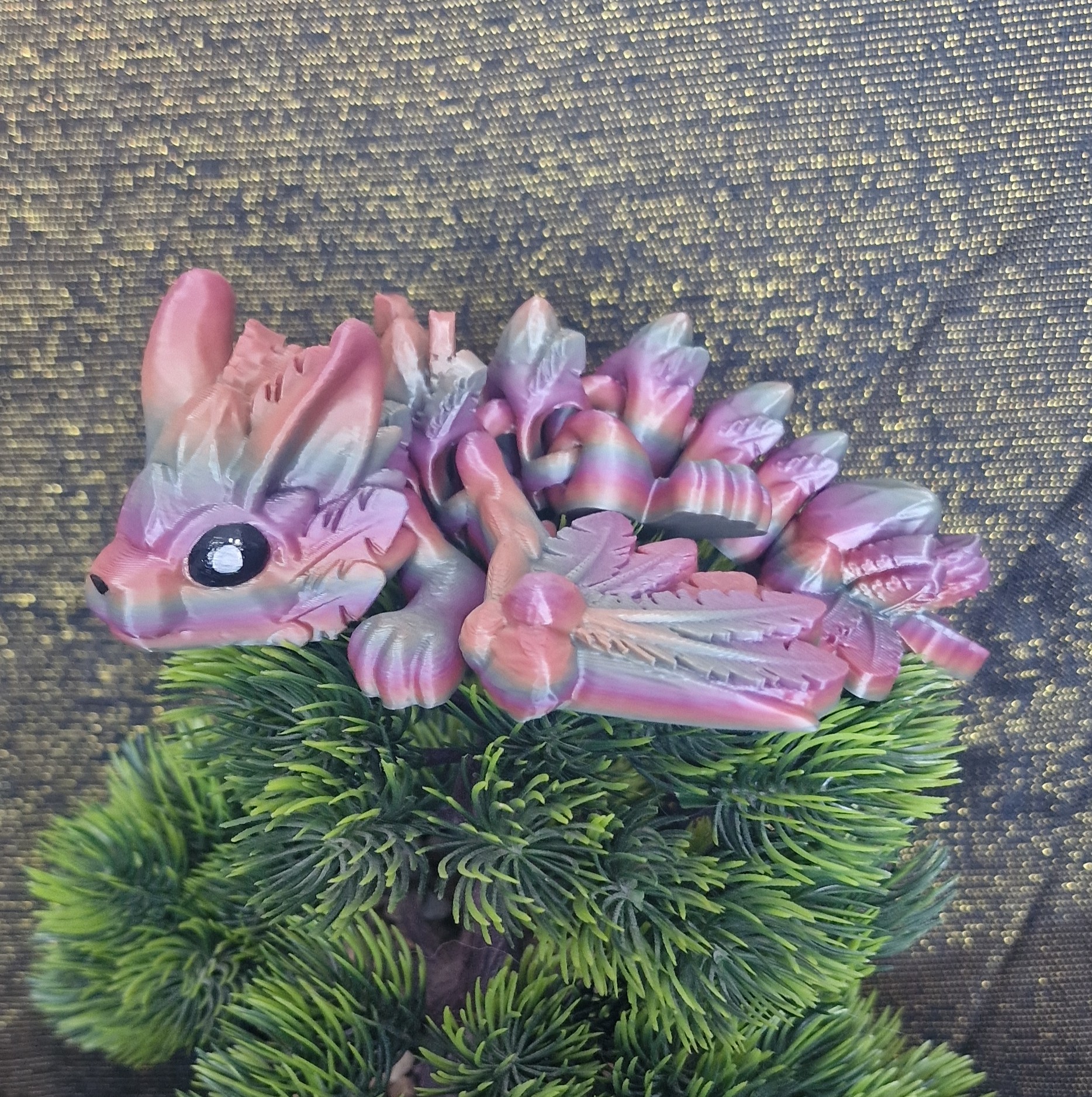 Bébé Dragon-Lapin Ailé
