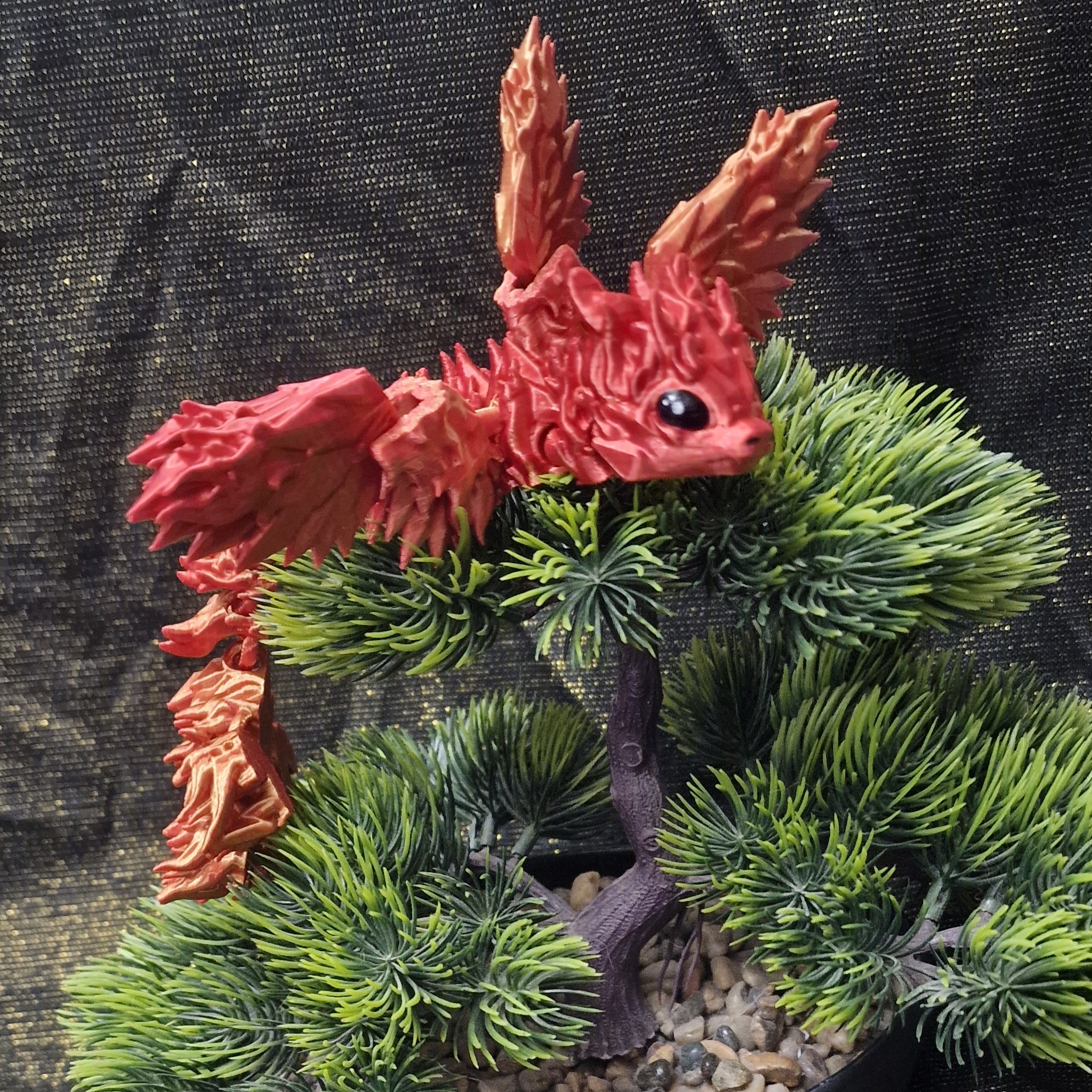 Bébé Dragon d'Esprit du Feu Ailé