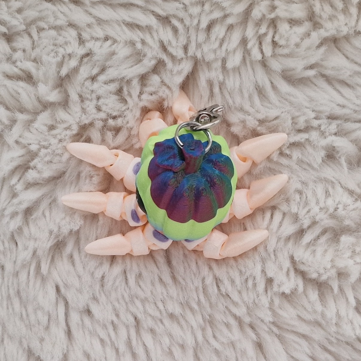 Porte-Clés Pieuvre Citrouille