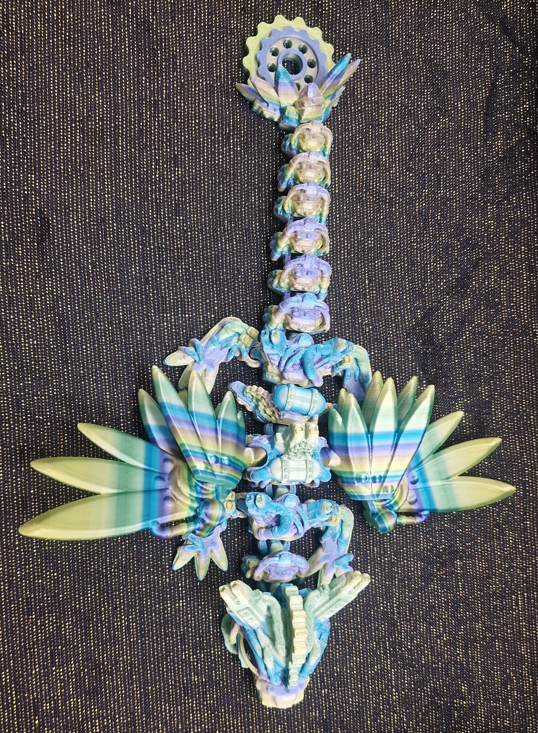 Bébé Dragon Steampunk Ailé