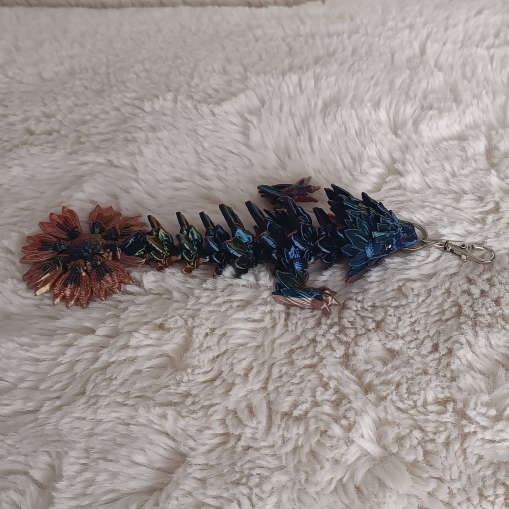 Porte-Clés Bébé Dragon Tournesol