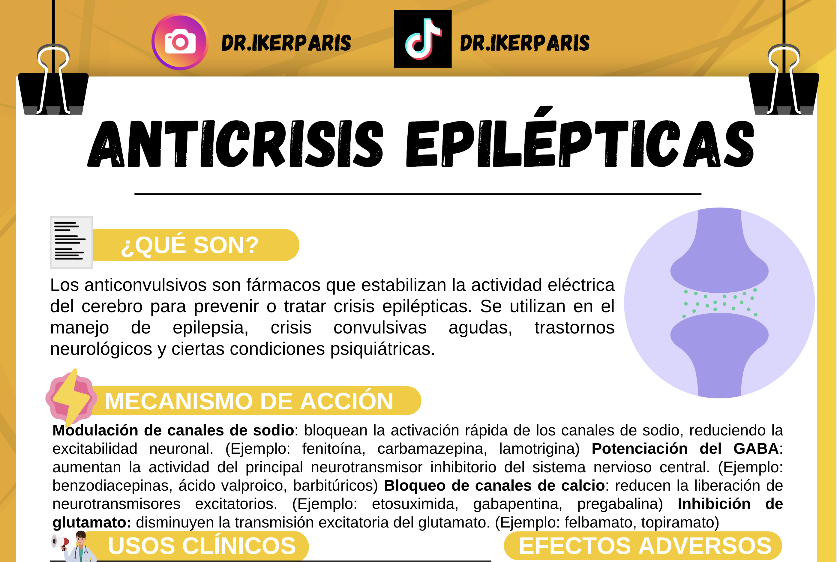 Paquete Flashcards Anticrisis epilépticas