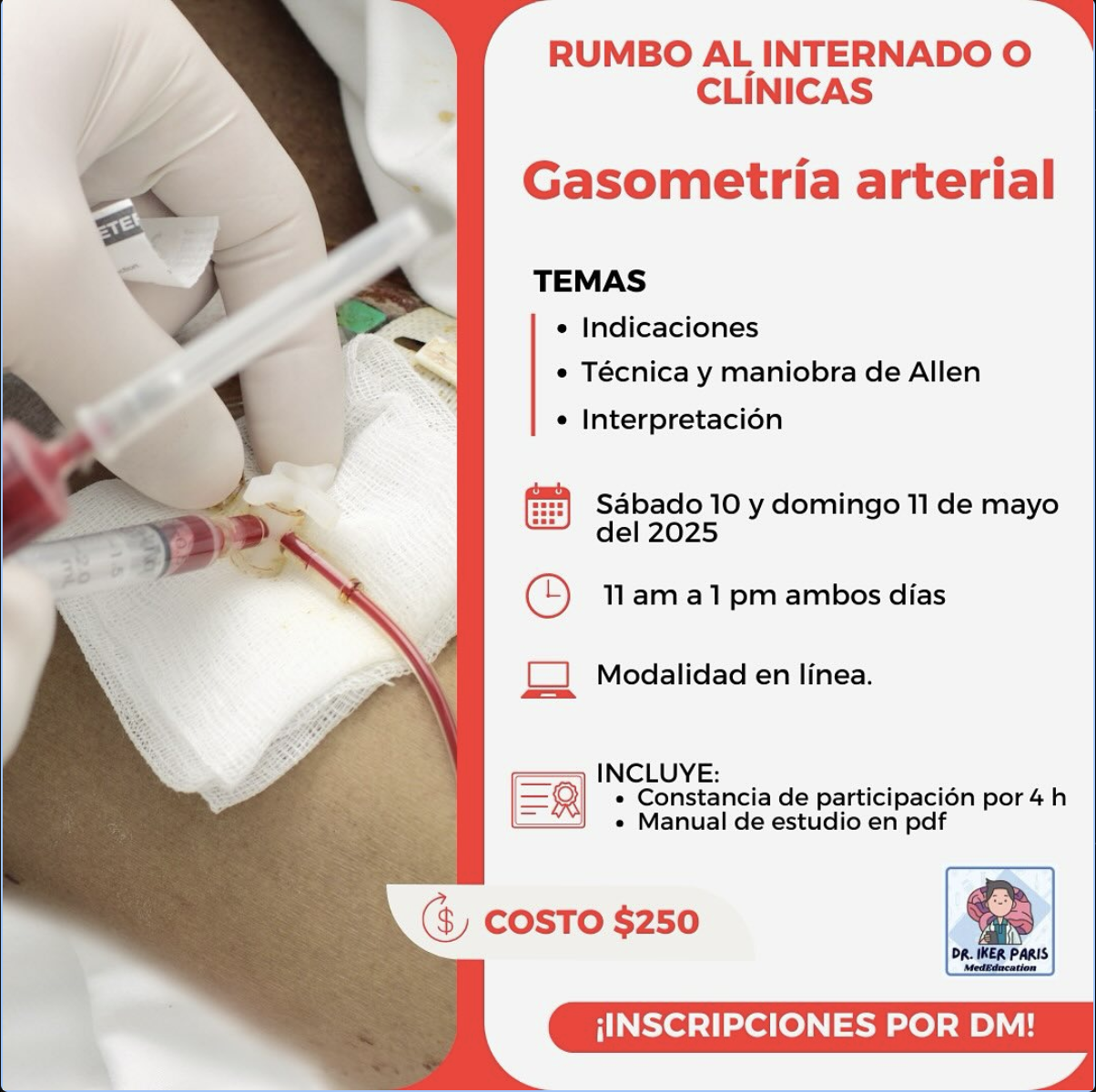 Gasometría arterial