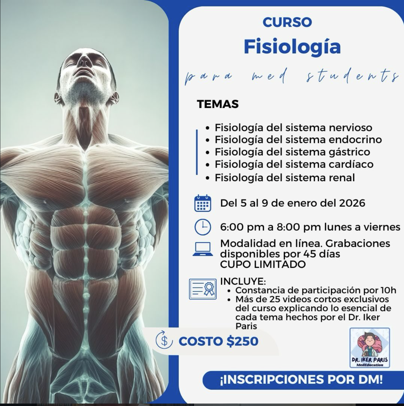 Fisiología para medstudents I