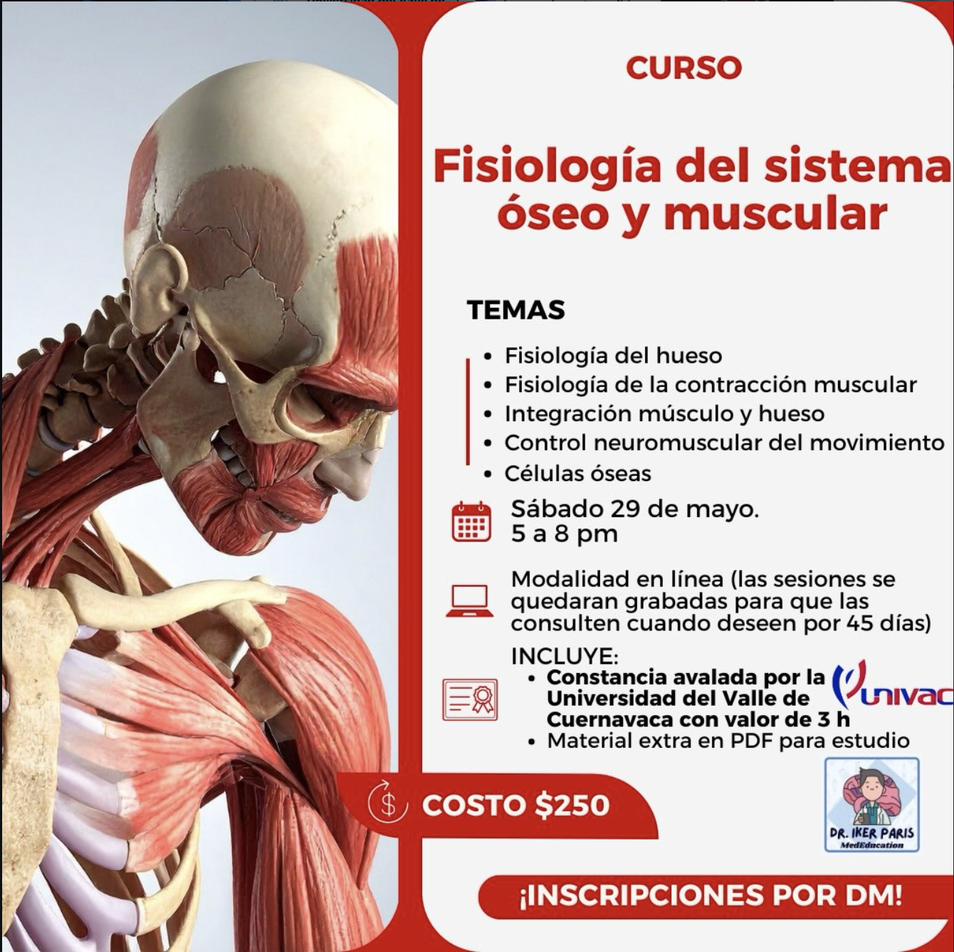 Curso de Fisiología Ósea y Muscular