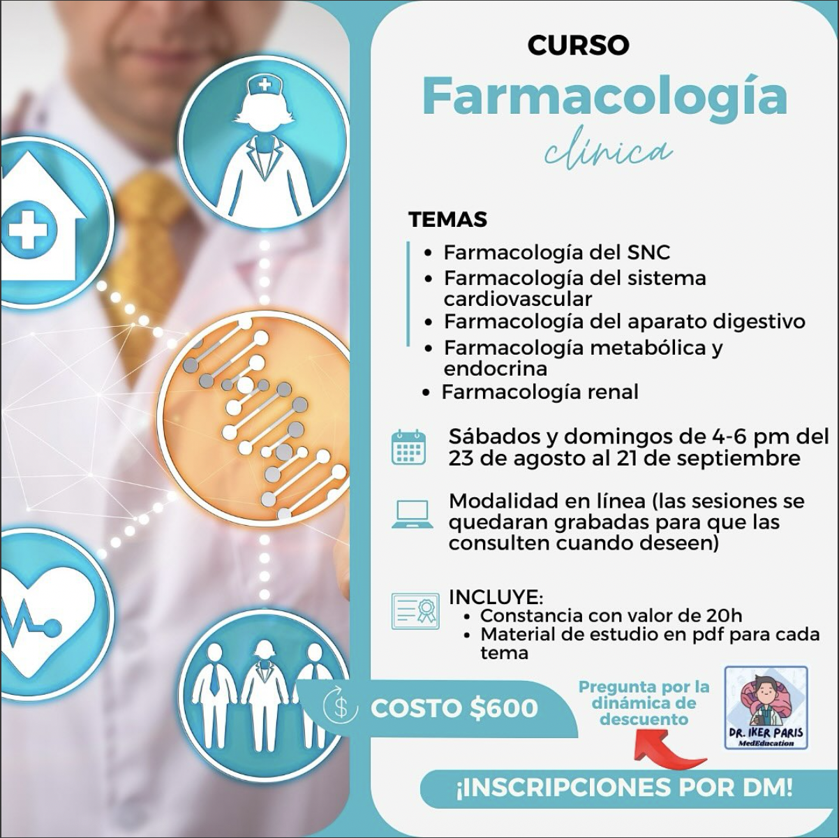 Curso farmacología clínica + 100 flashcards